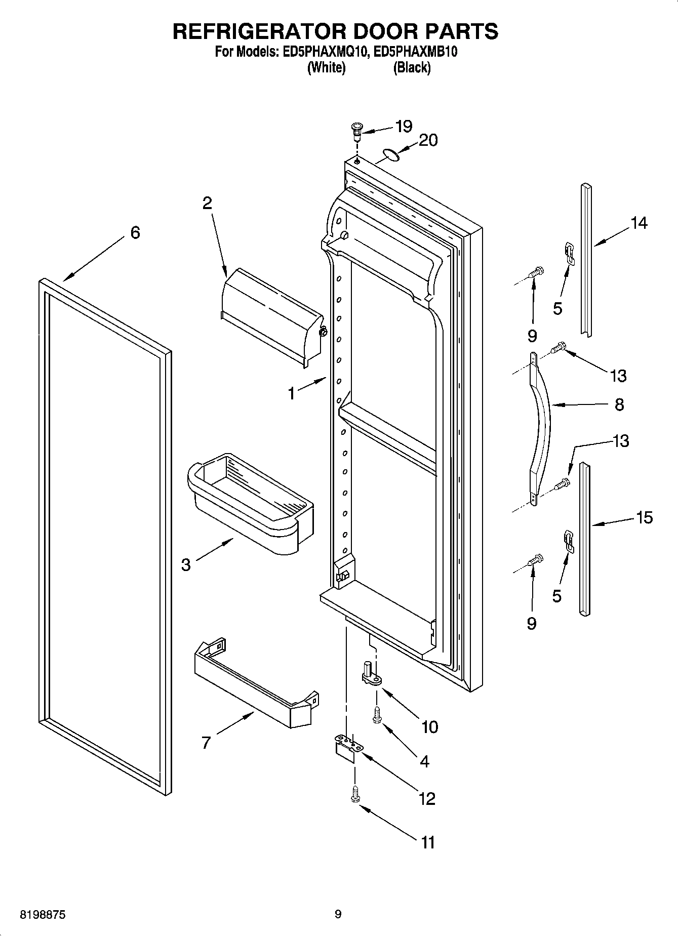 06 - REFRIGERATOR DOOR PARTS