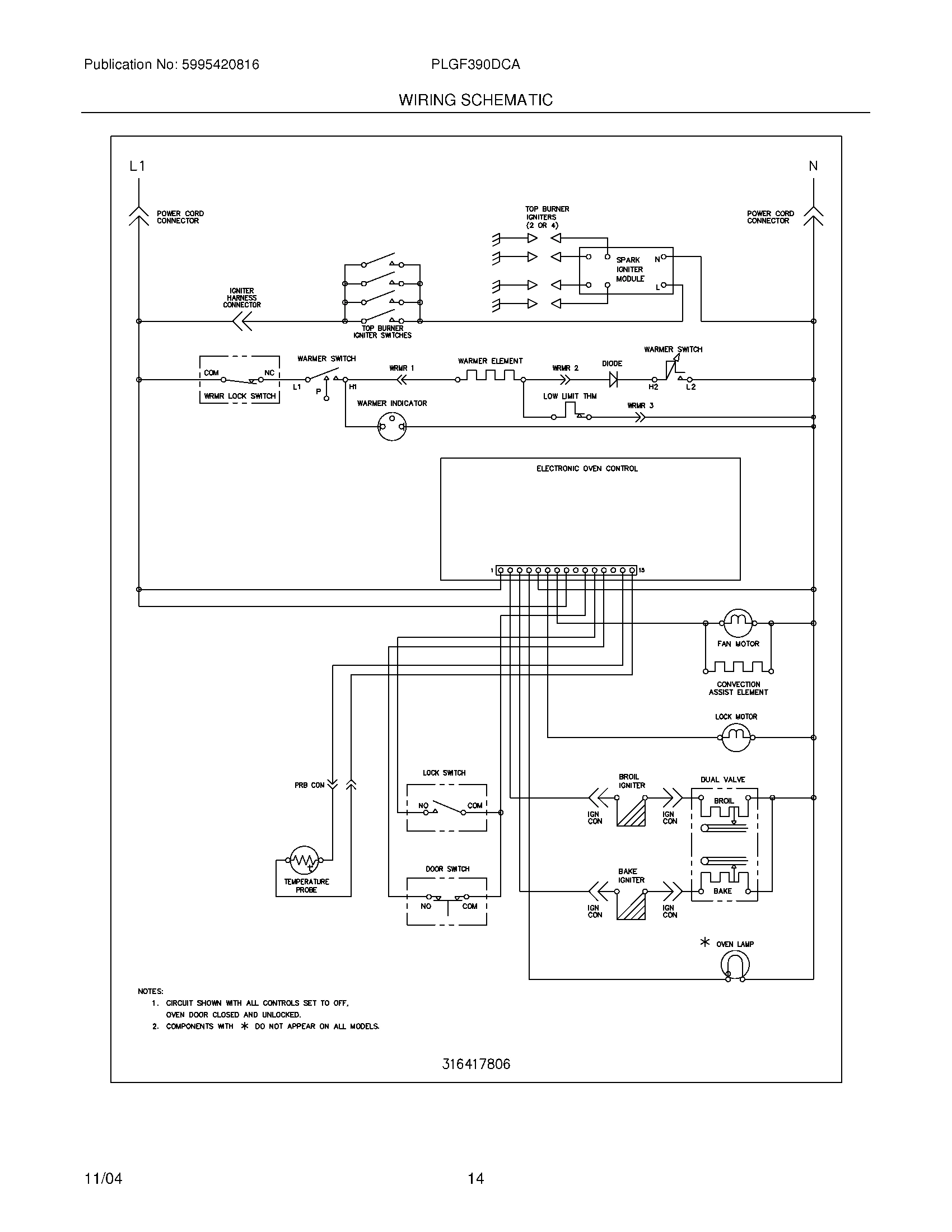 12 - WIRING SCHEMATIC