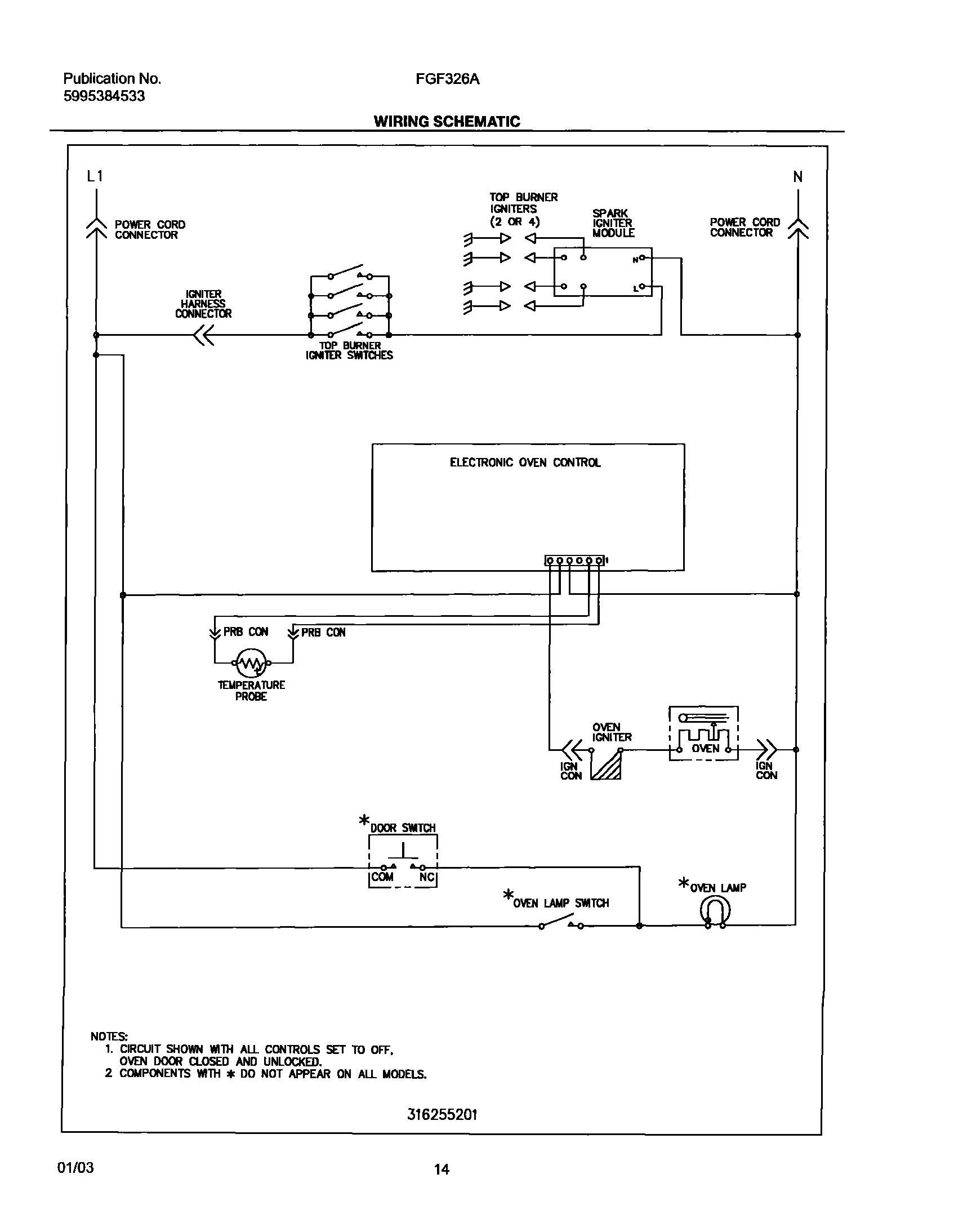 14 - WIRING SCHEMATIC