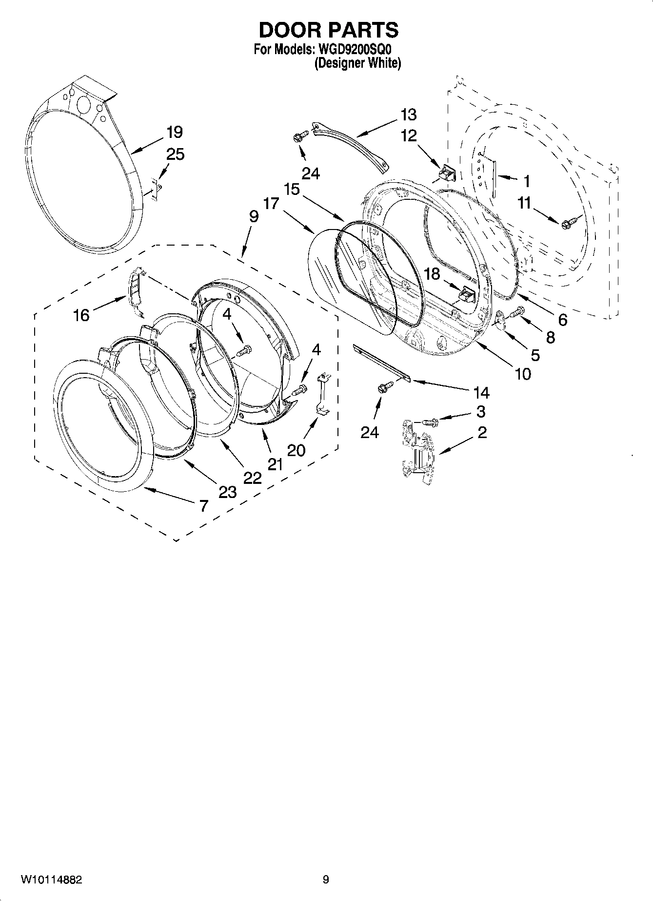 05 - DOOR PARTS, OPTIONAL PARTS (NOT INCLUDED)