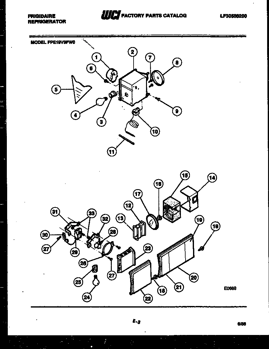 06 - REFRIGERATOR CONTROL ASSEMBLY, DAMP