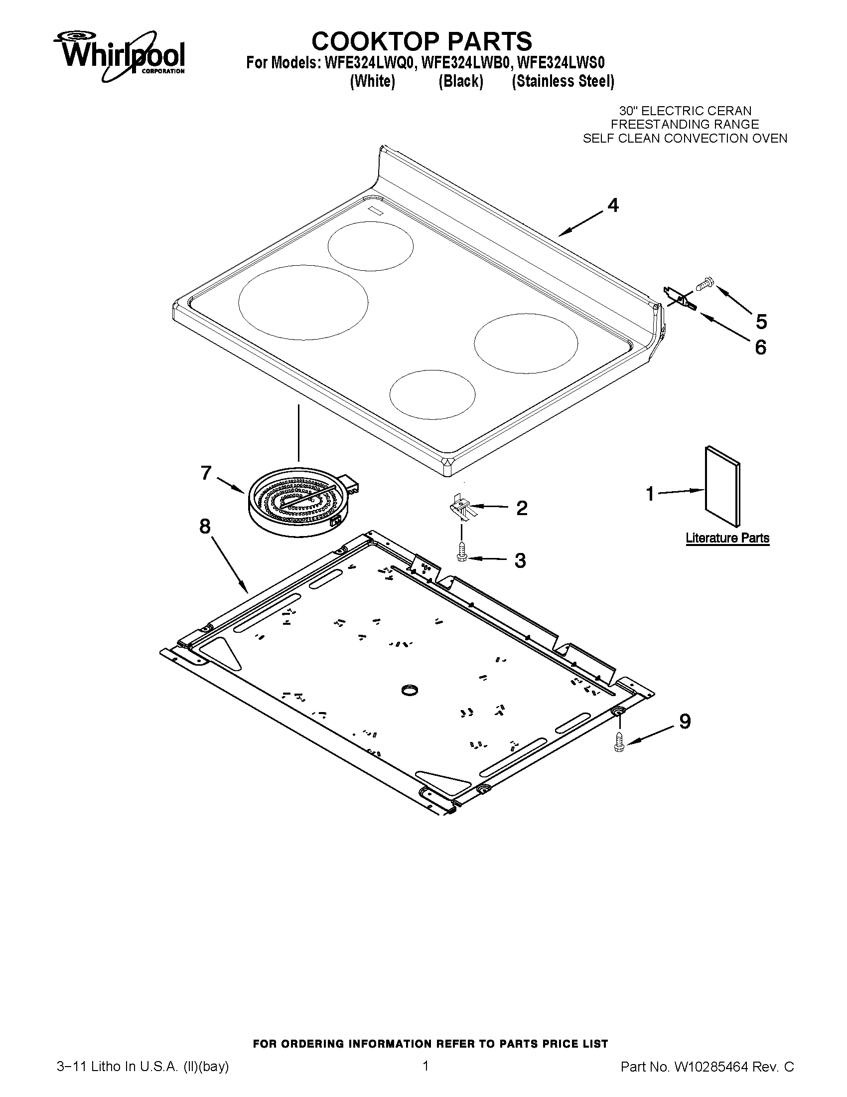 01 - COOKTOP PARTS