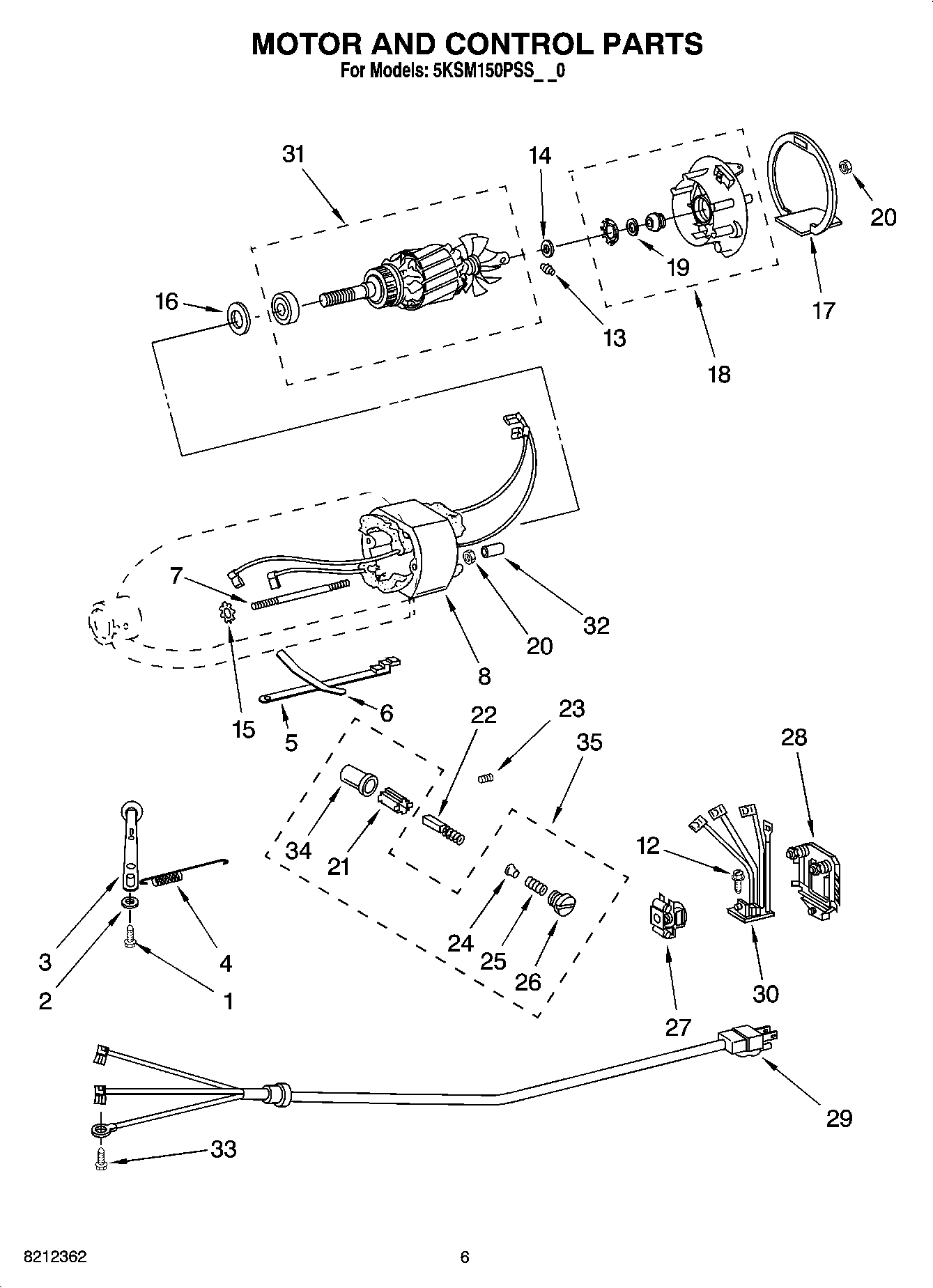 03 - MOTOR AND CONTROL PARTS