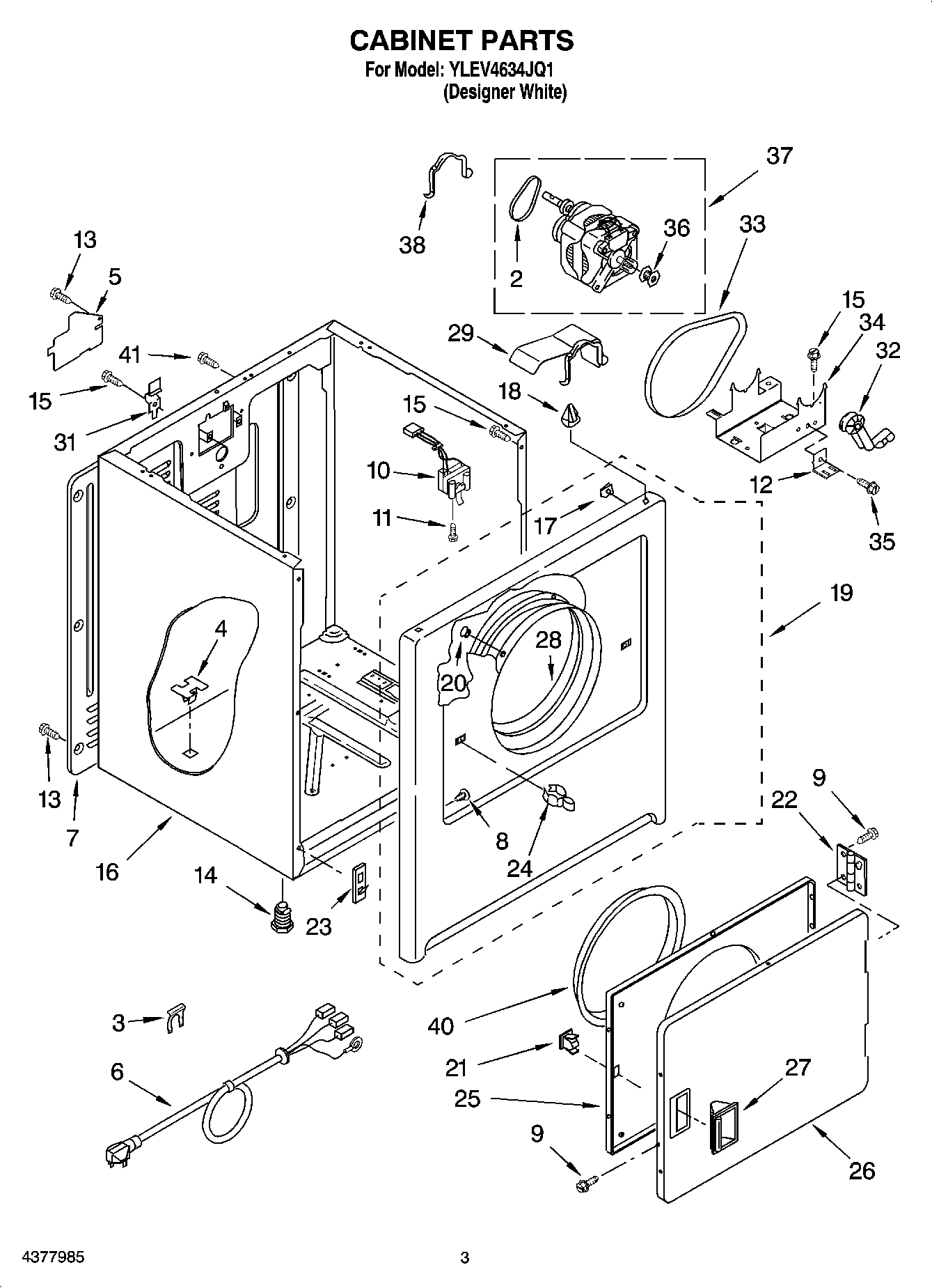 02 - CABINET PARTS