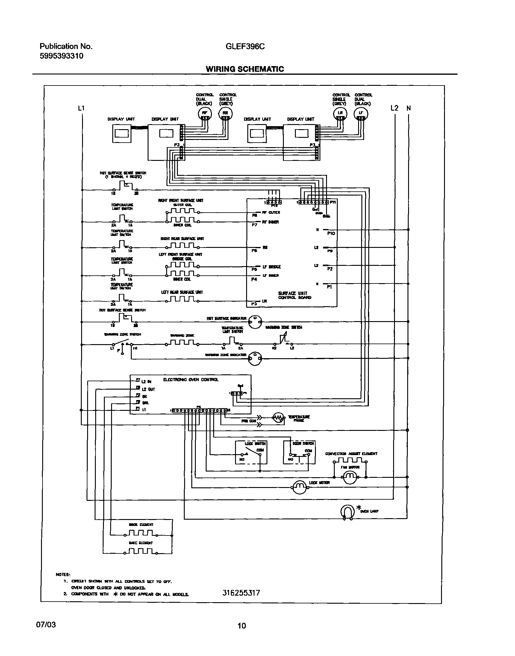 10 - WIRING SCHEMATIC