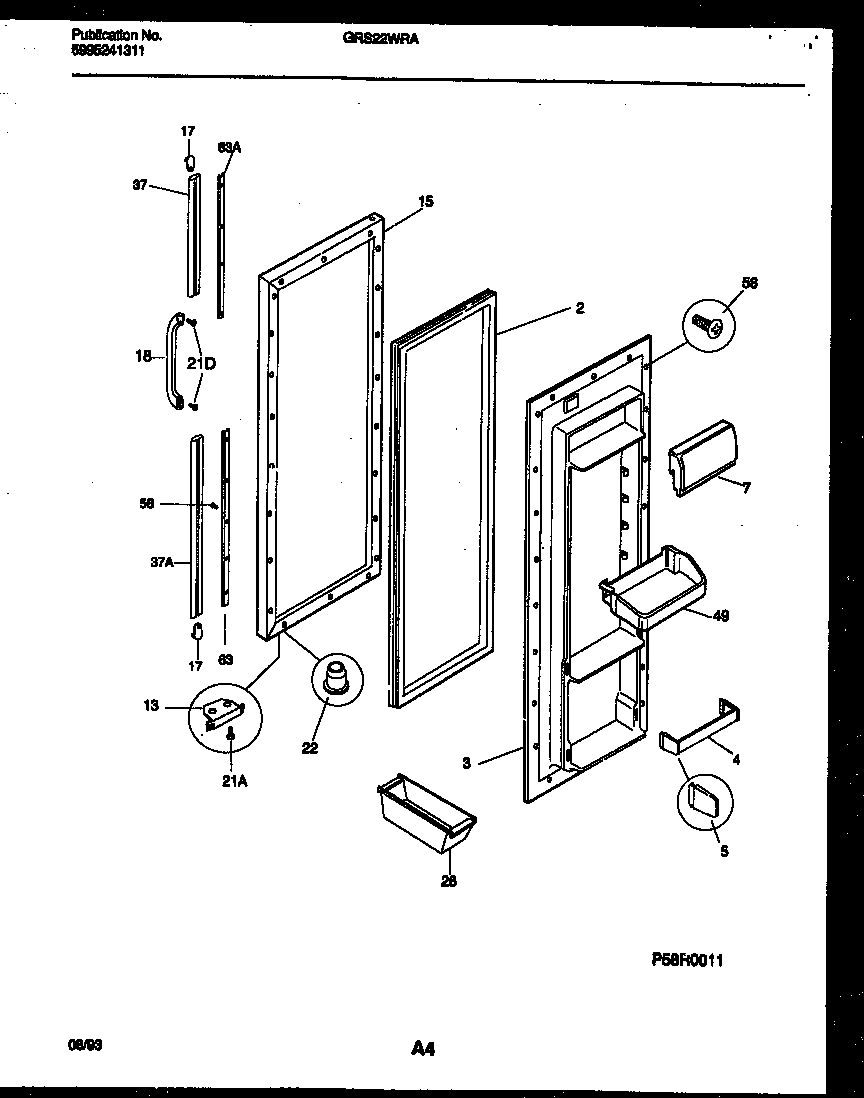 03 - REFRIGERATOR DOOR PARTS
