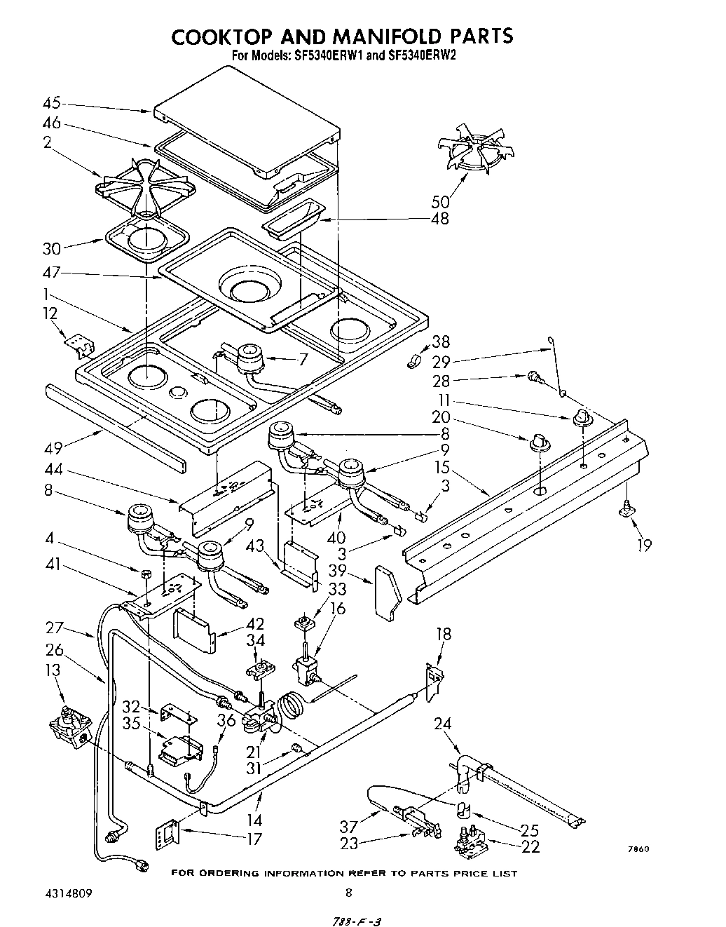 07 - COOKTOP AND MANIFOLD , LIT/OPTIONAL