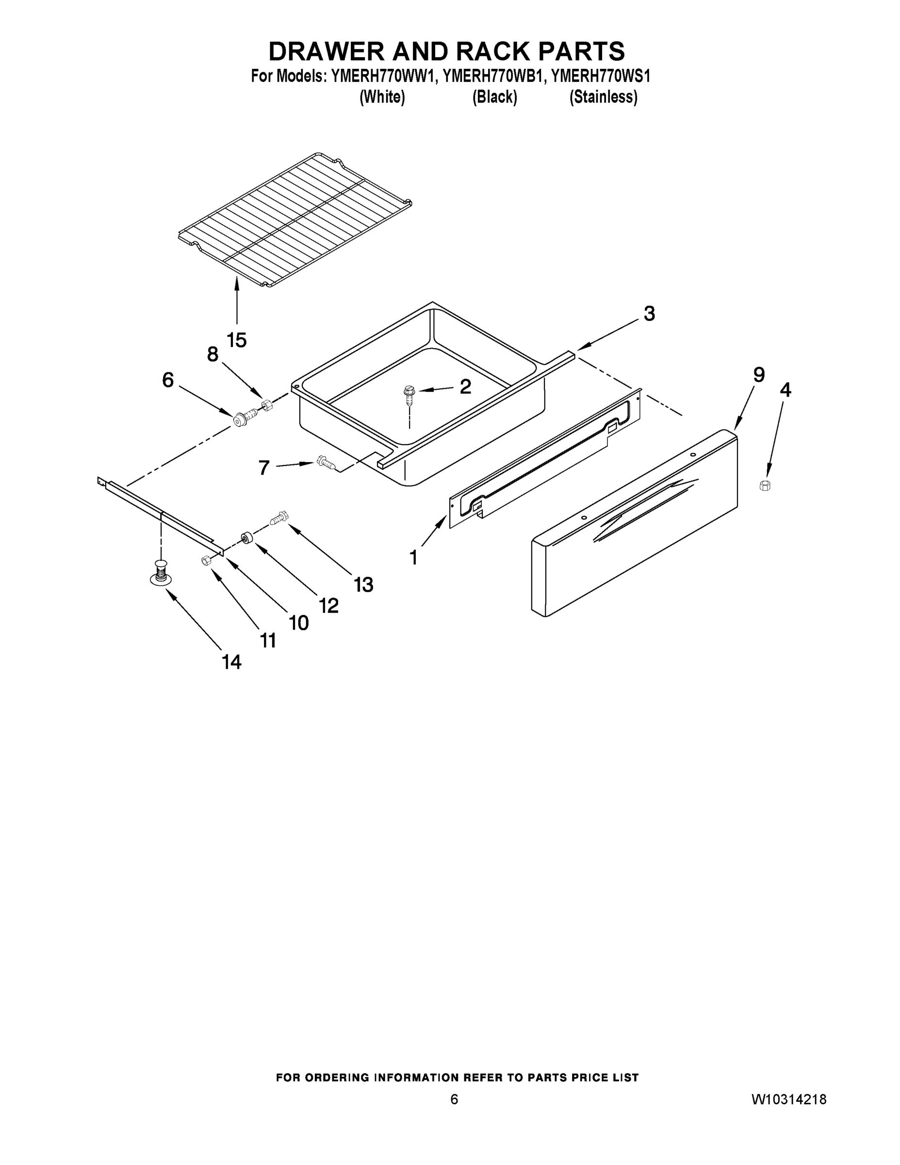 05 - DRAWER AND RACK PARTS