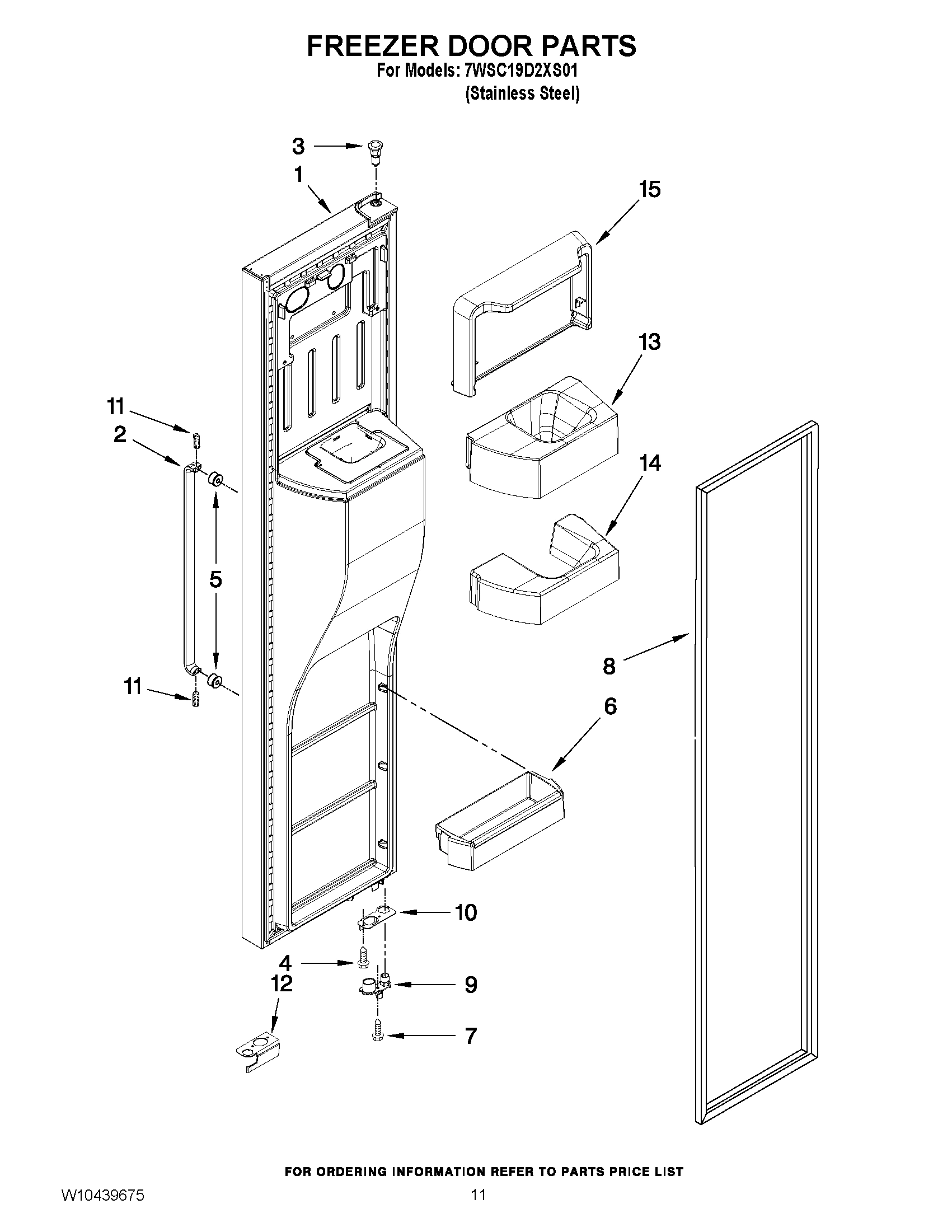 07 - FREEZER DOOR PARTS