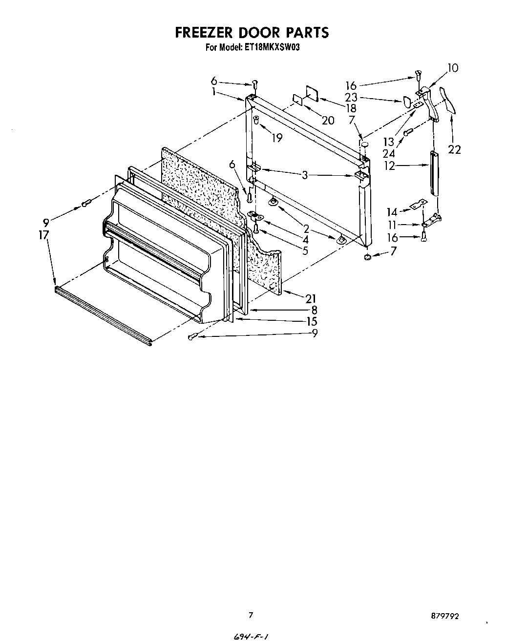 06 - FREEZER DOOR