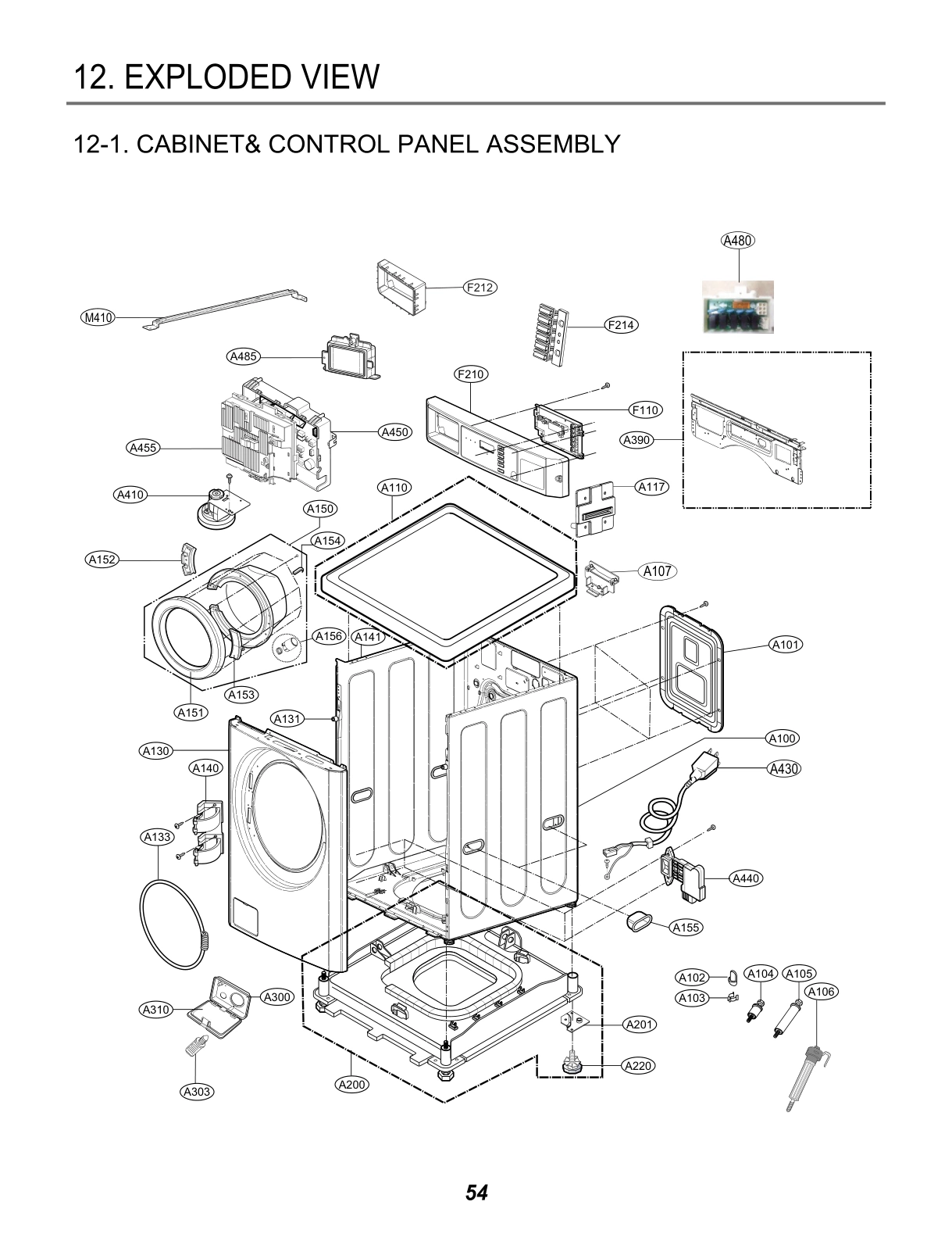 CABINET& CONTROL PANEL ASSEMBLY