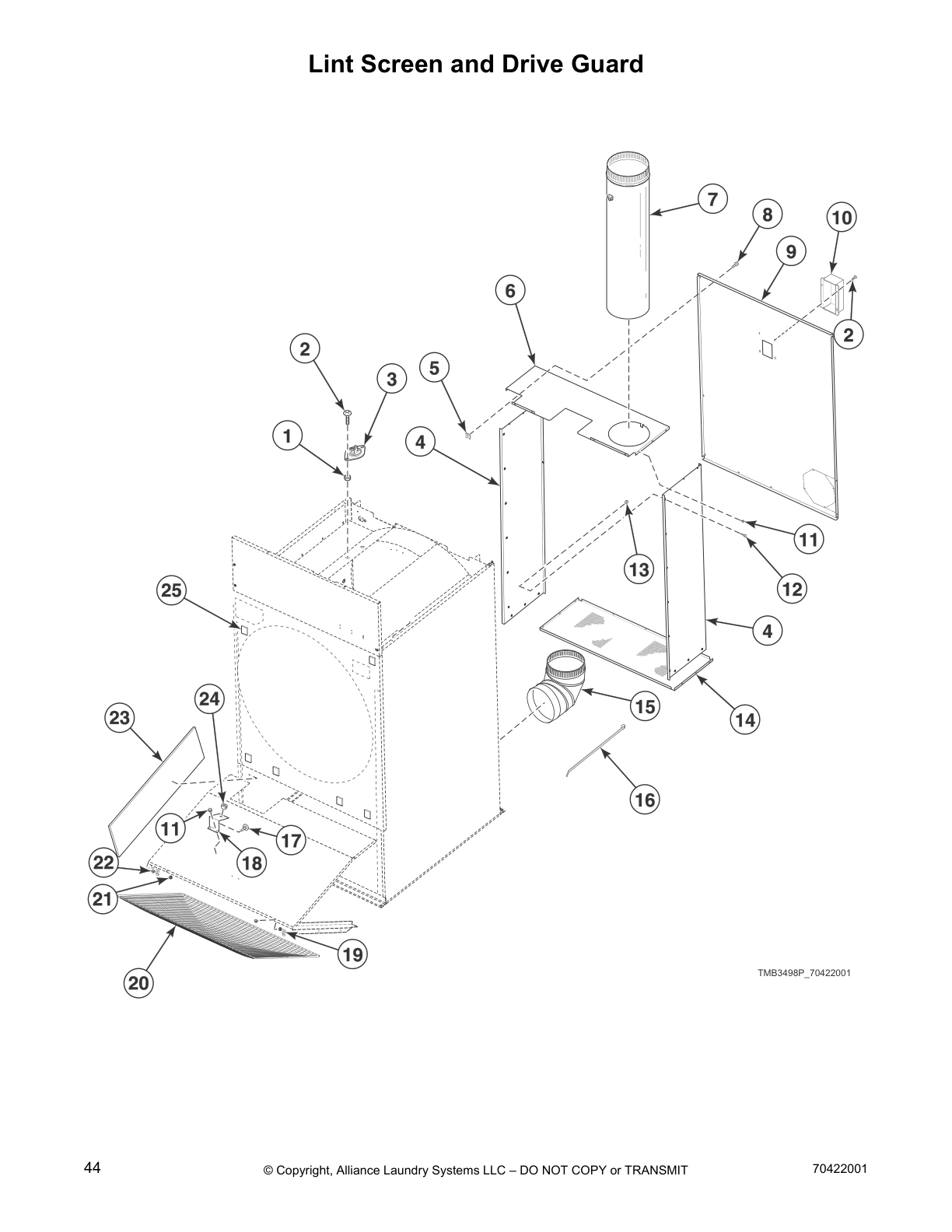 Lint Screen and Drive Guard