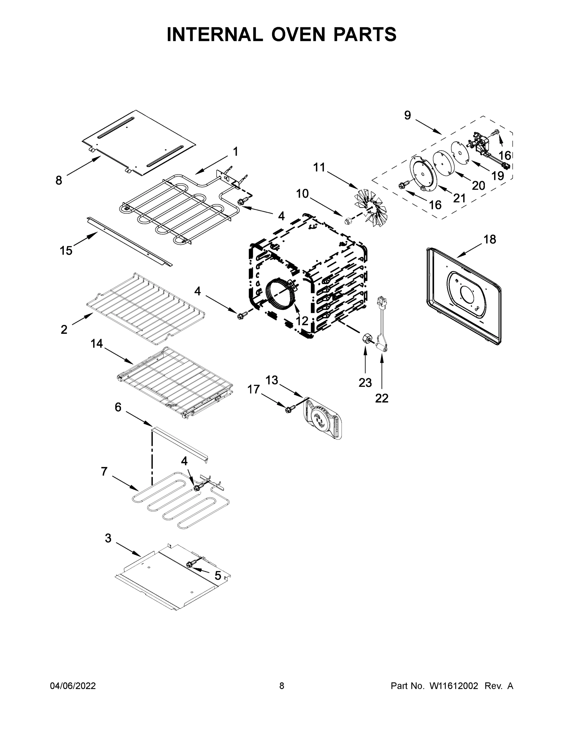 05 - INTERNAL OVEN PARTS