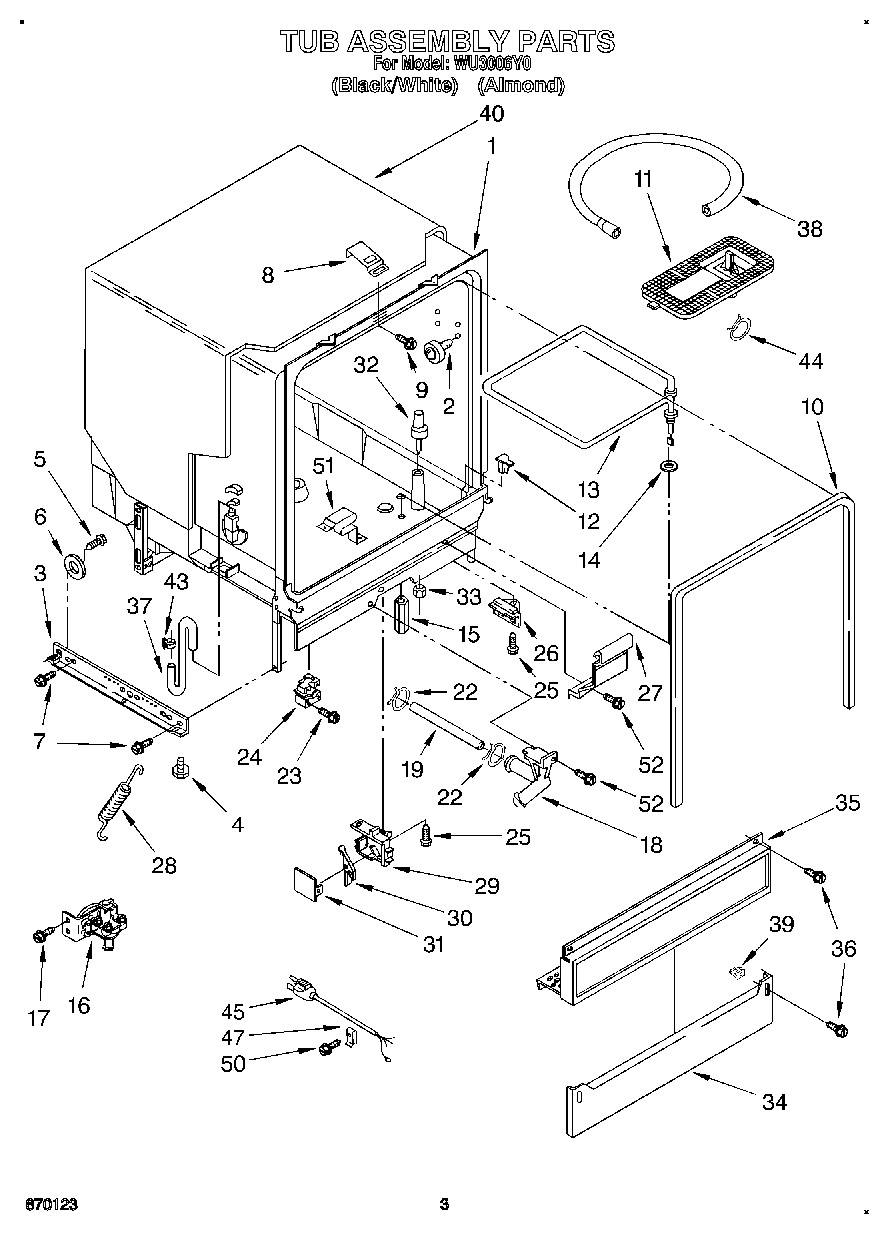 03 - TUB ASSEMBLY
