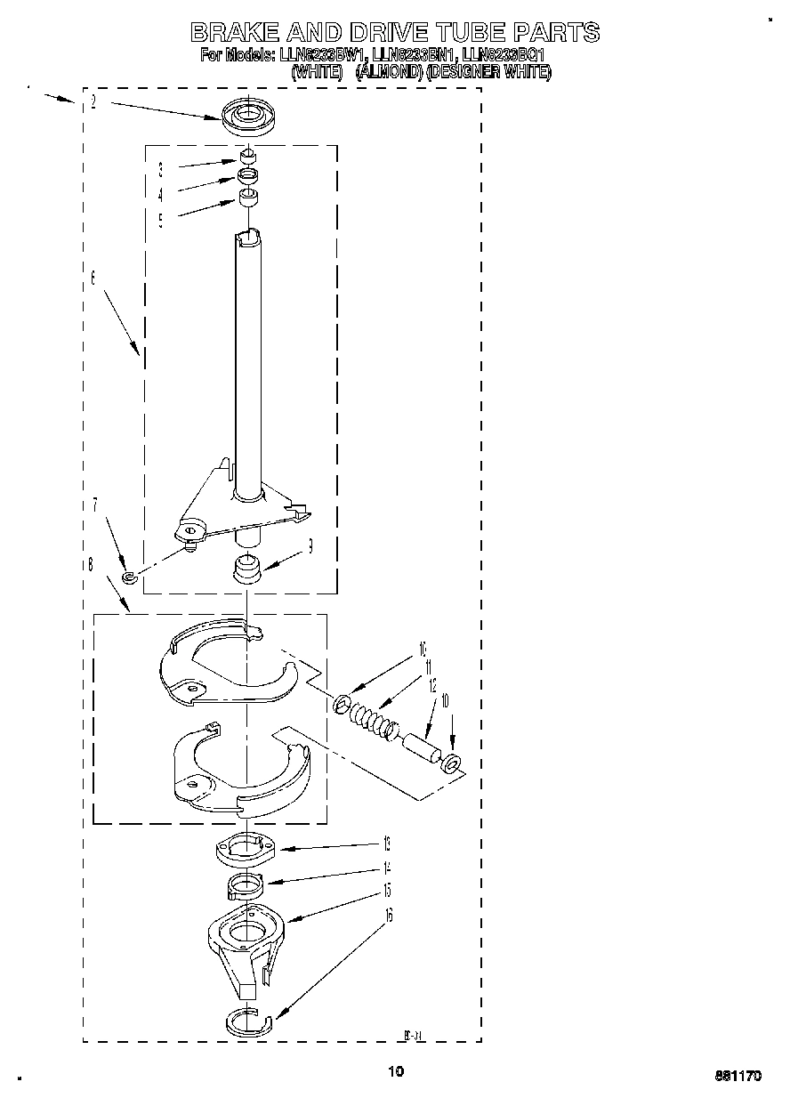 08 - BRAKE AND DRIVE TUBE
