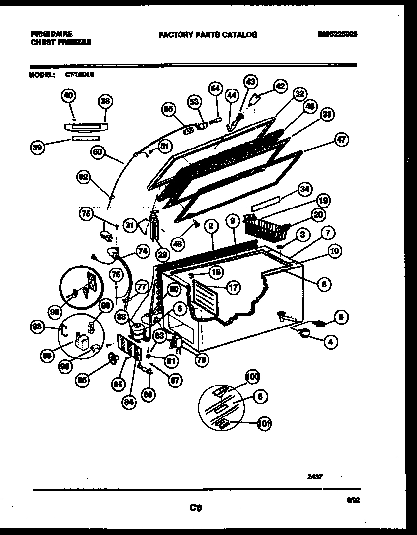 02 - CHEST FREEZER PARTS