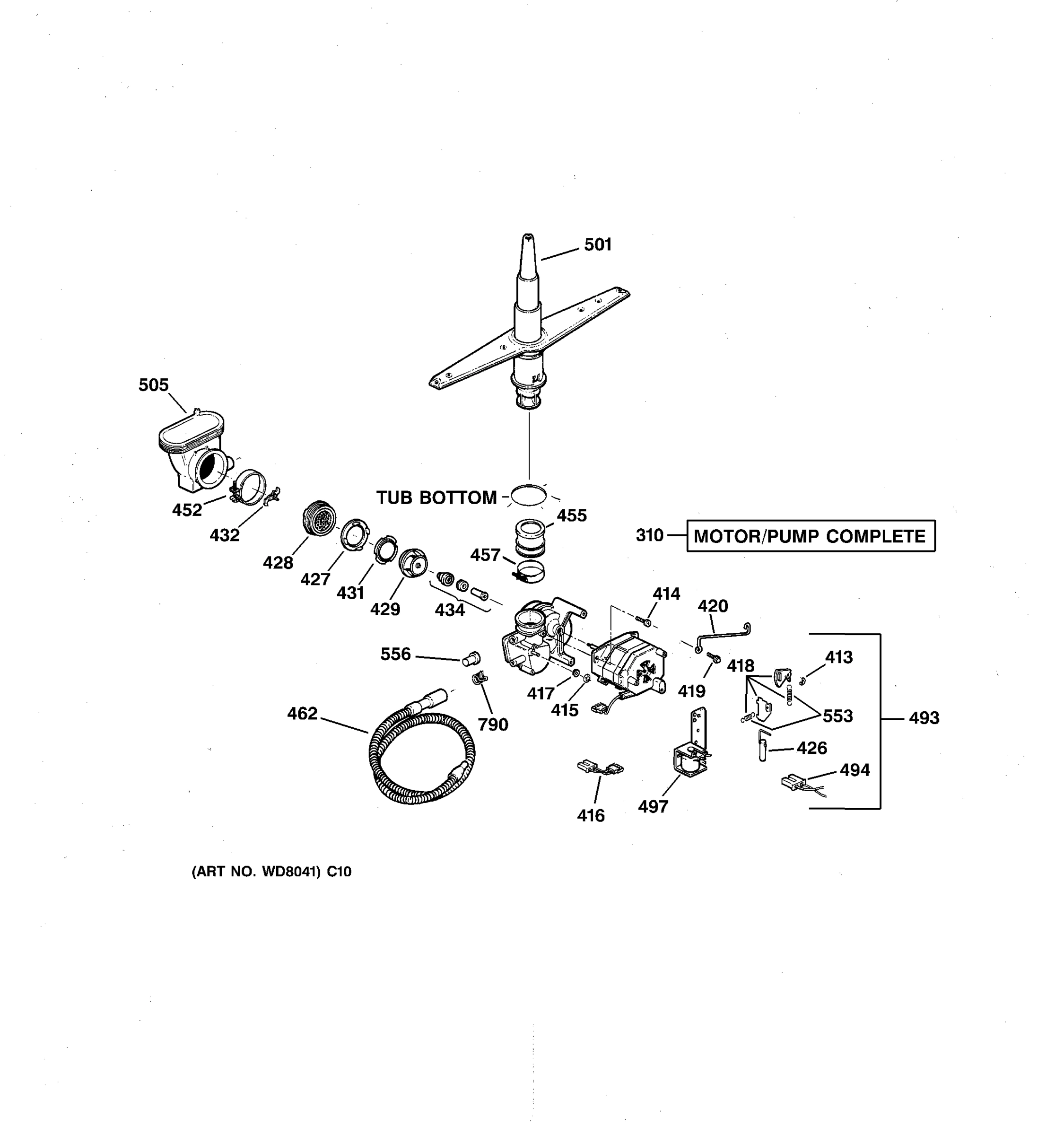 MOTOR-PUMP MECHANISM