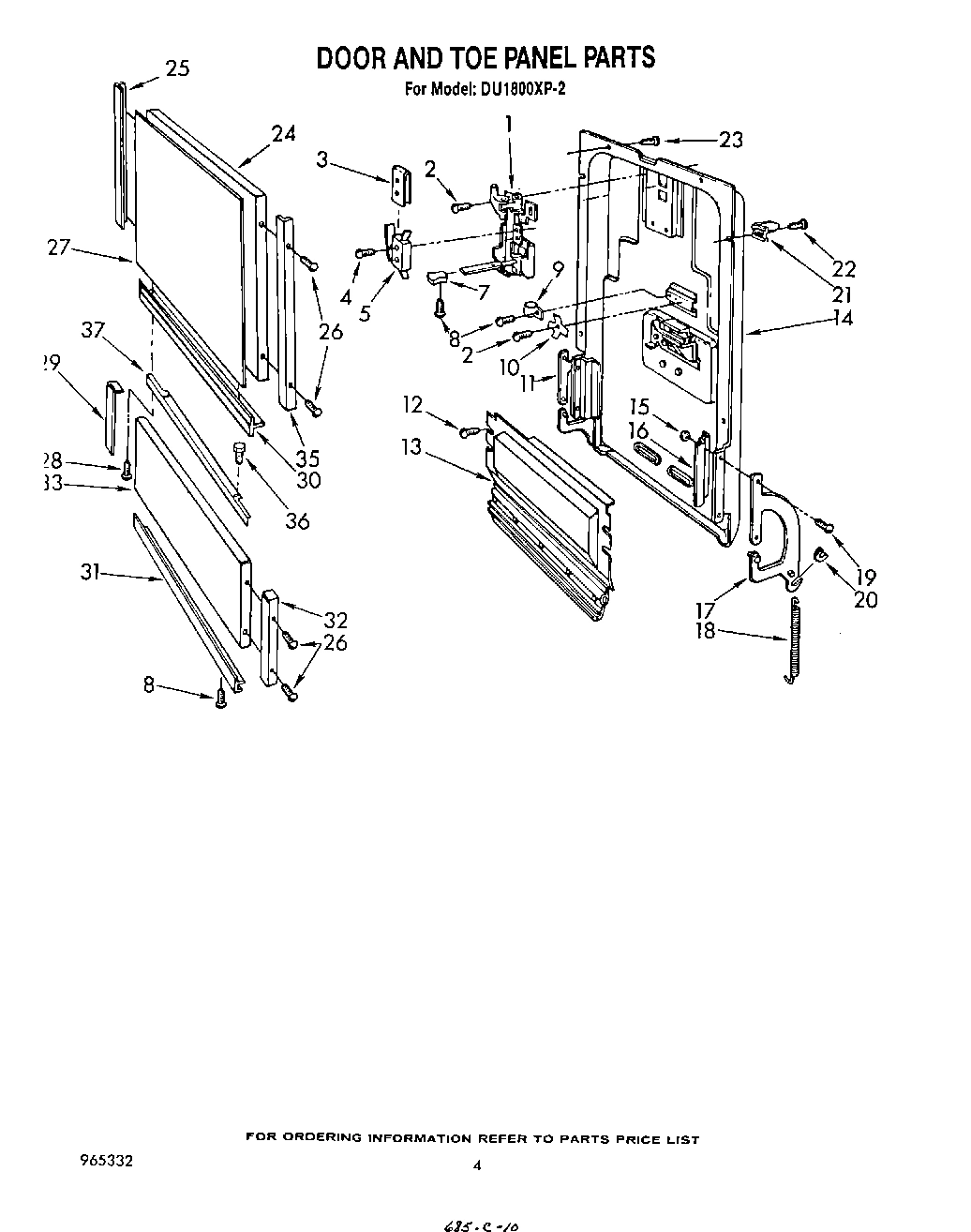 03 - DOOR AND TOE PANEL