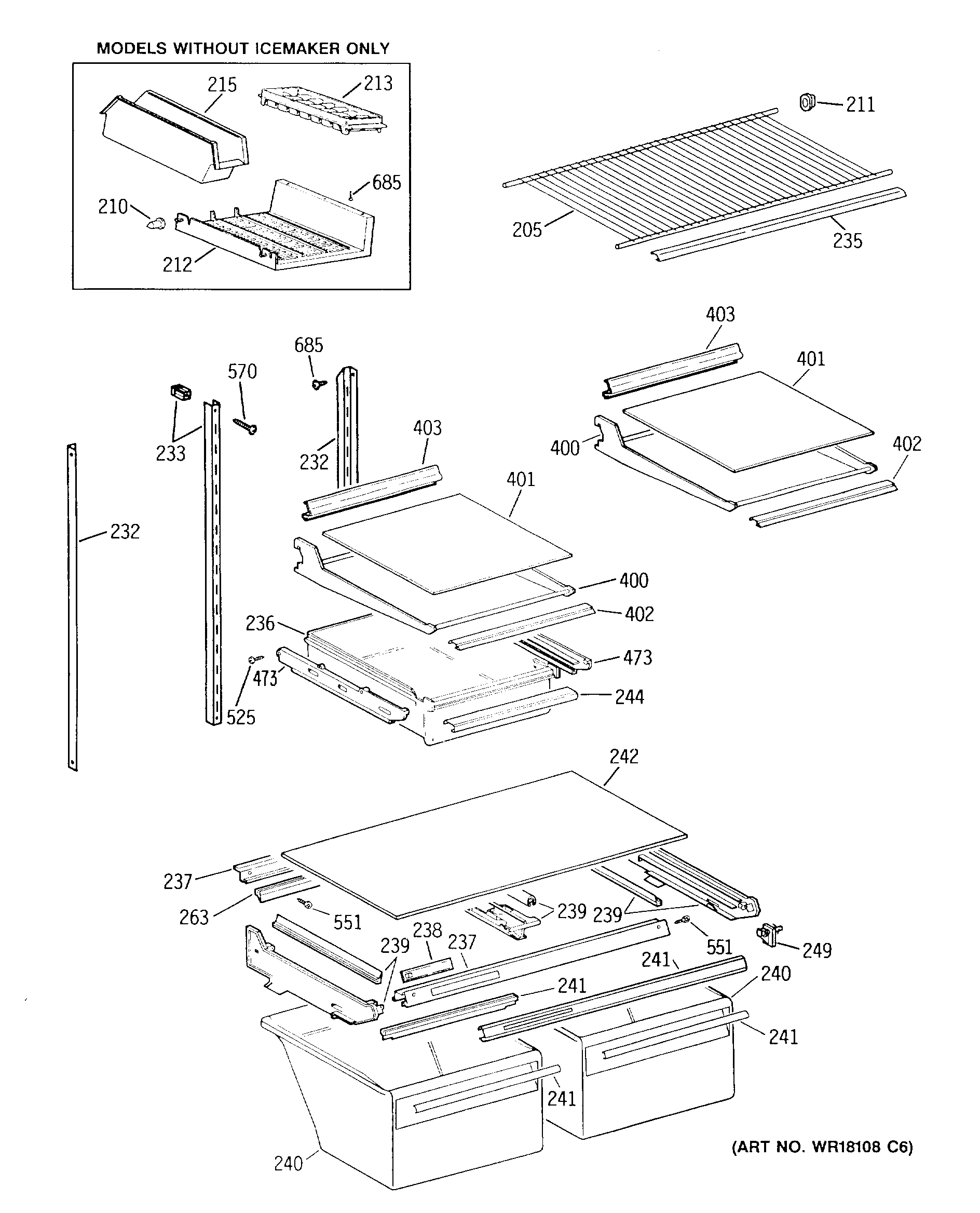 SHELF PARTS