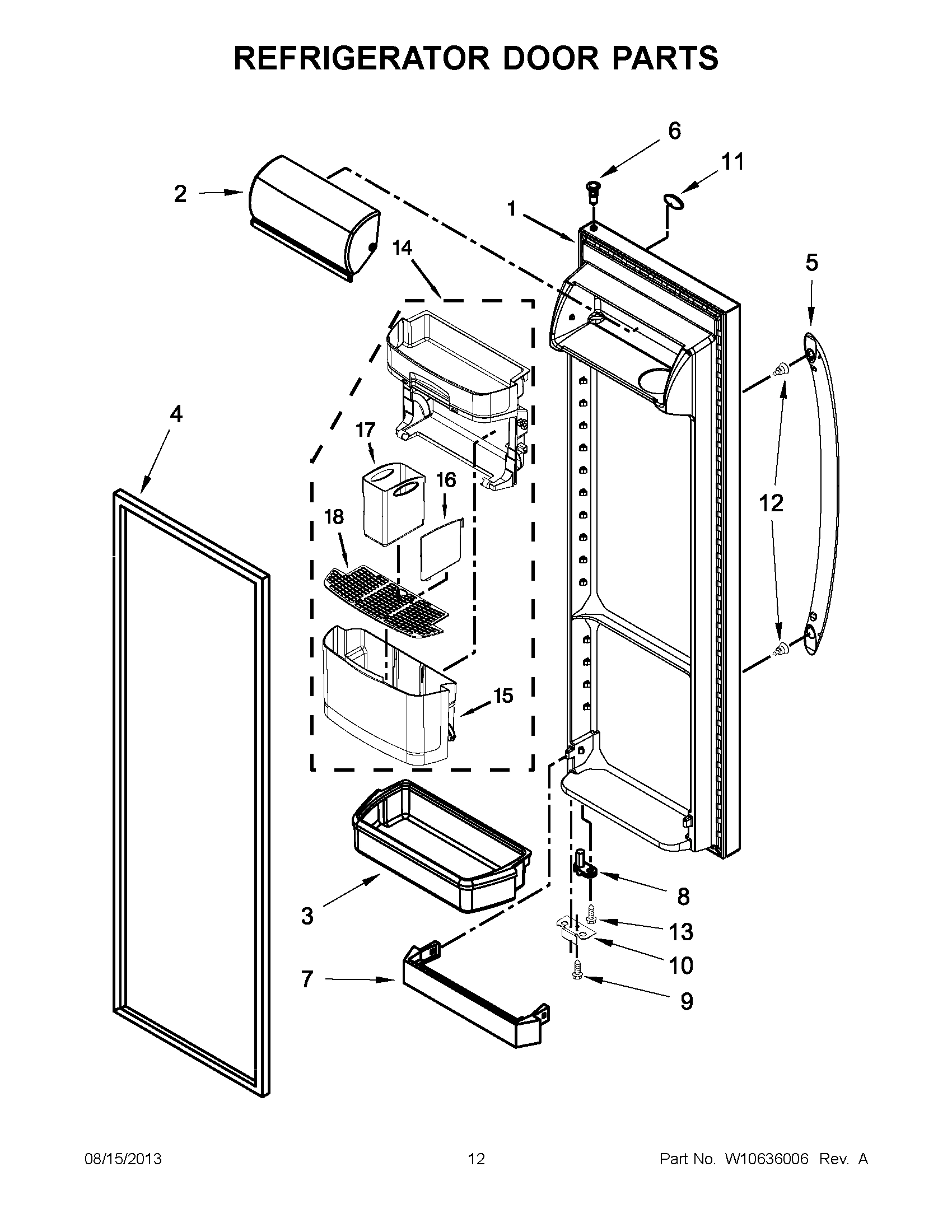 06 - REFRIGERATOR DOOR PARTS