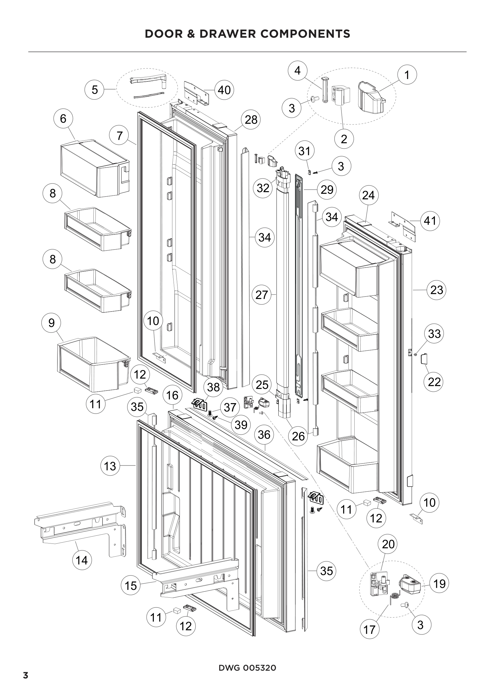DOOR & DRAWER COMPONENTS