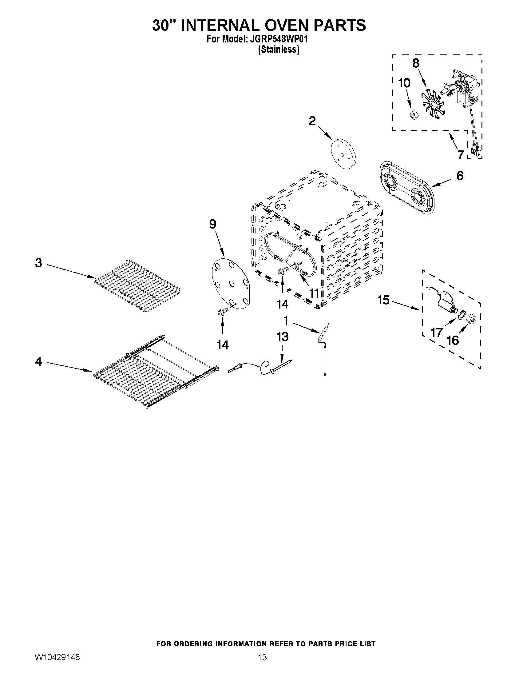 09 - 30`` INTERNAL OVEN PARTS