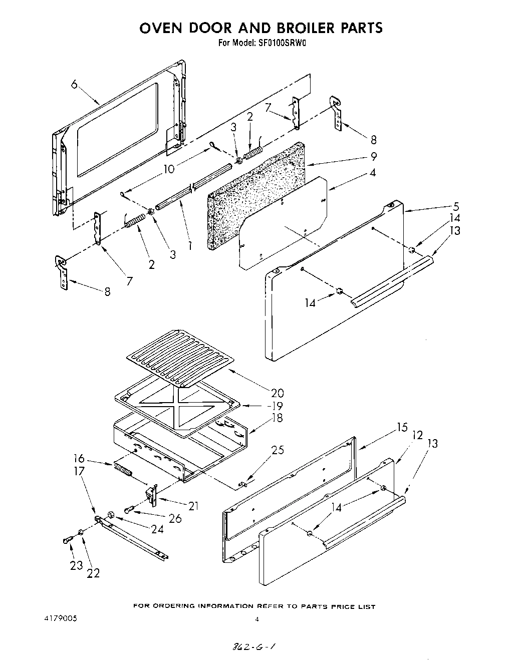 03 - OVEN DOOR AND BROILER