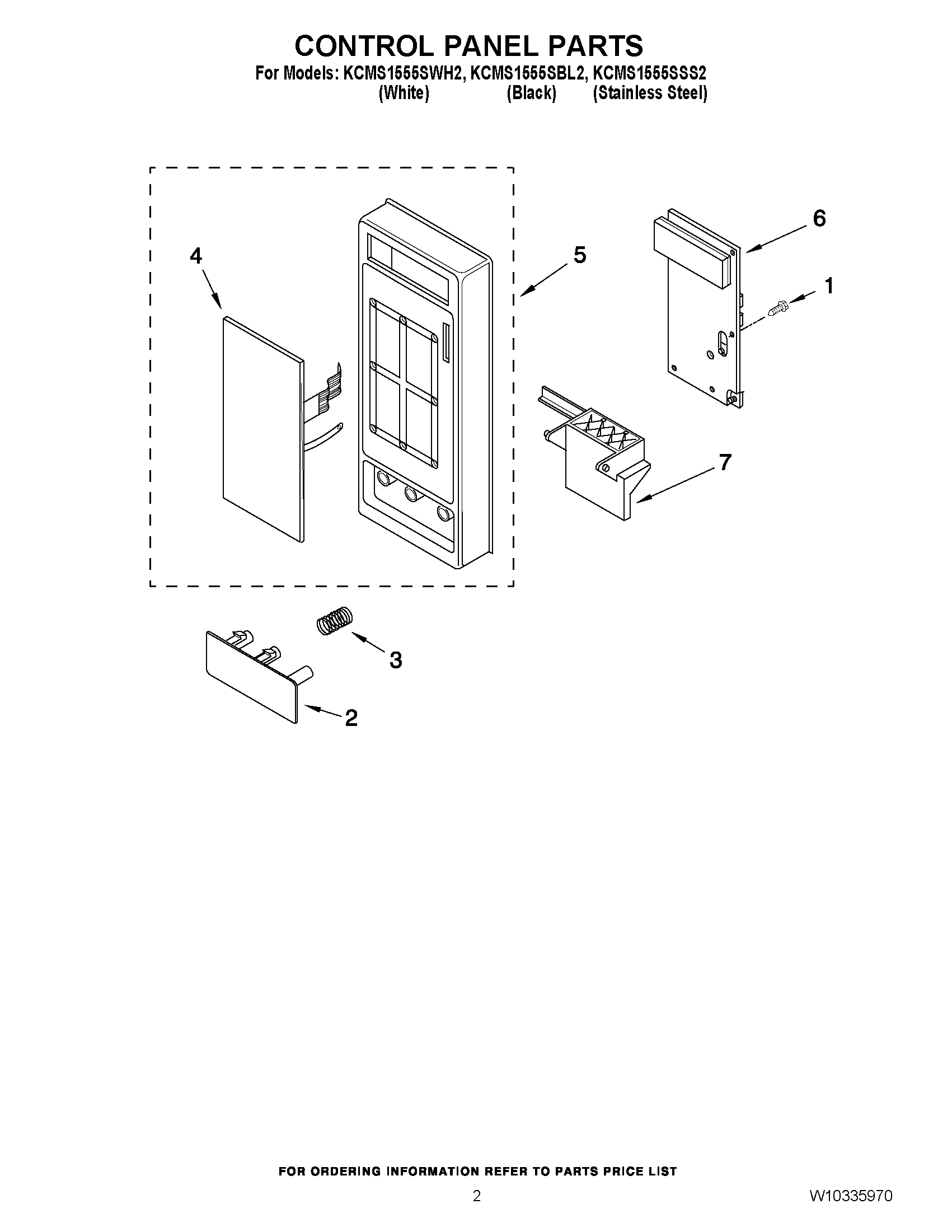 02 - CONTROL PANEL PARTS