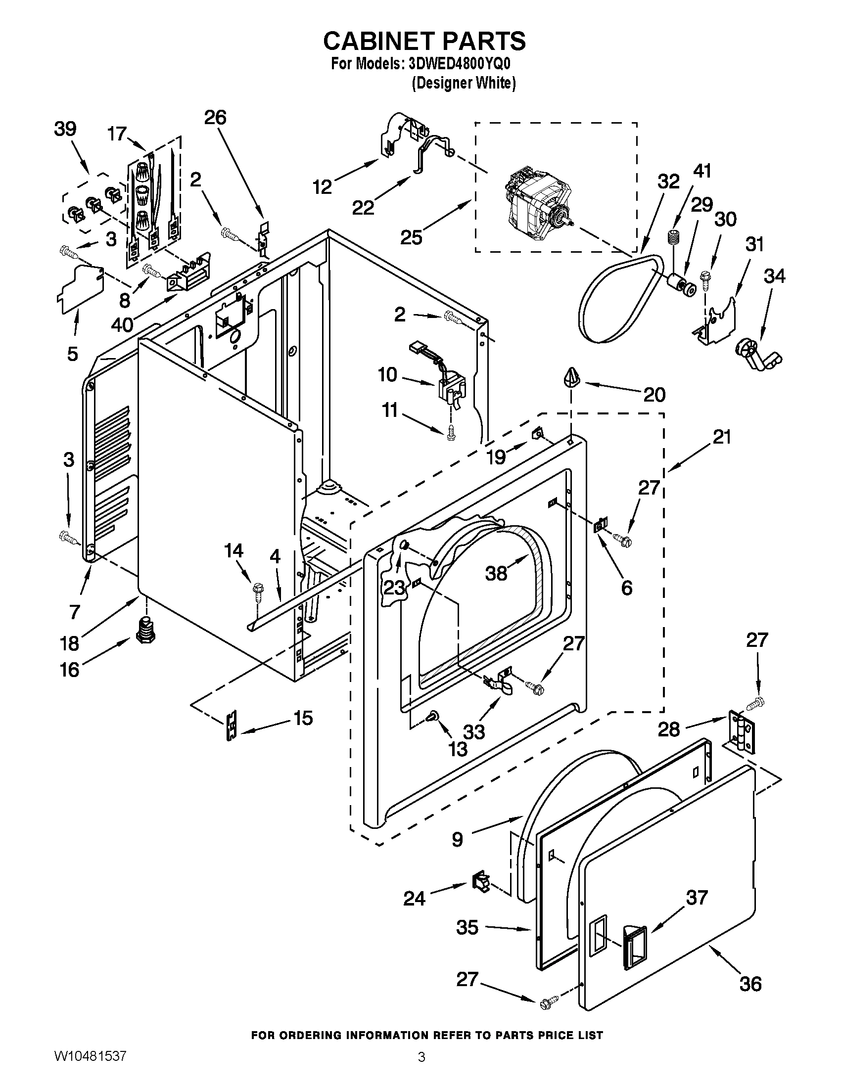 02 - CABINET PARTS