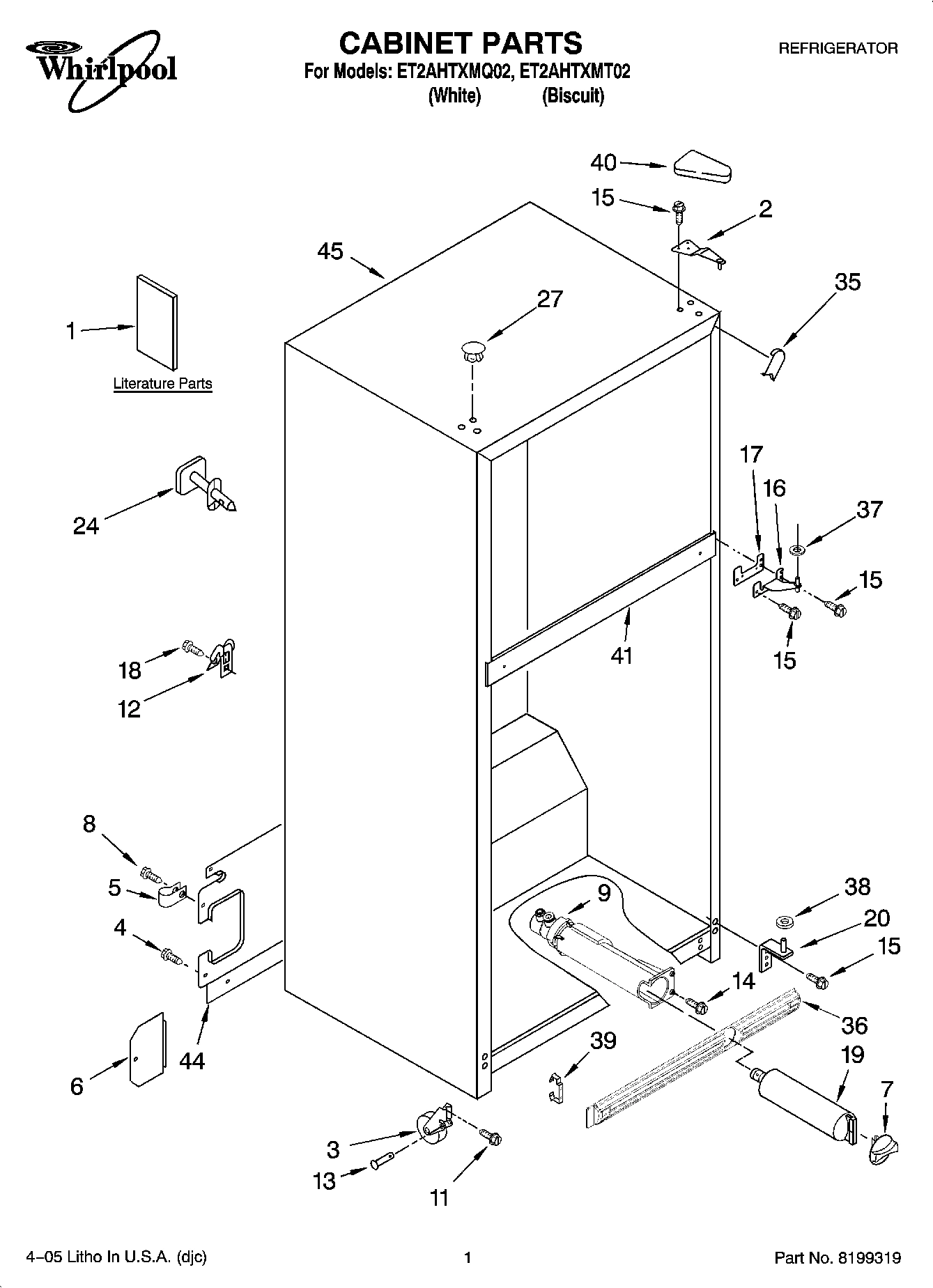 01 - CABINET PARTS