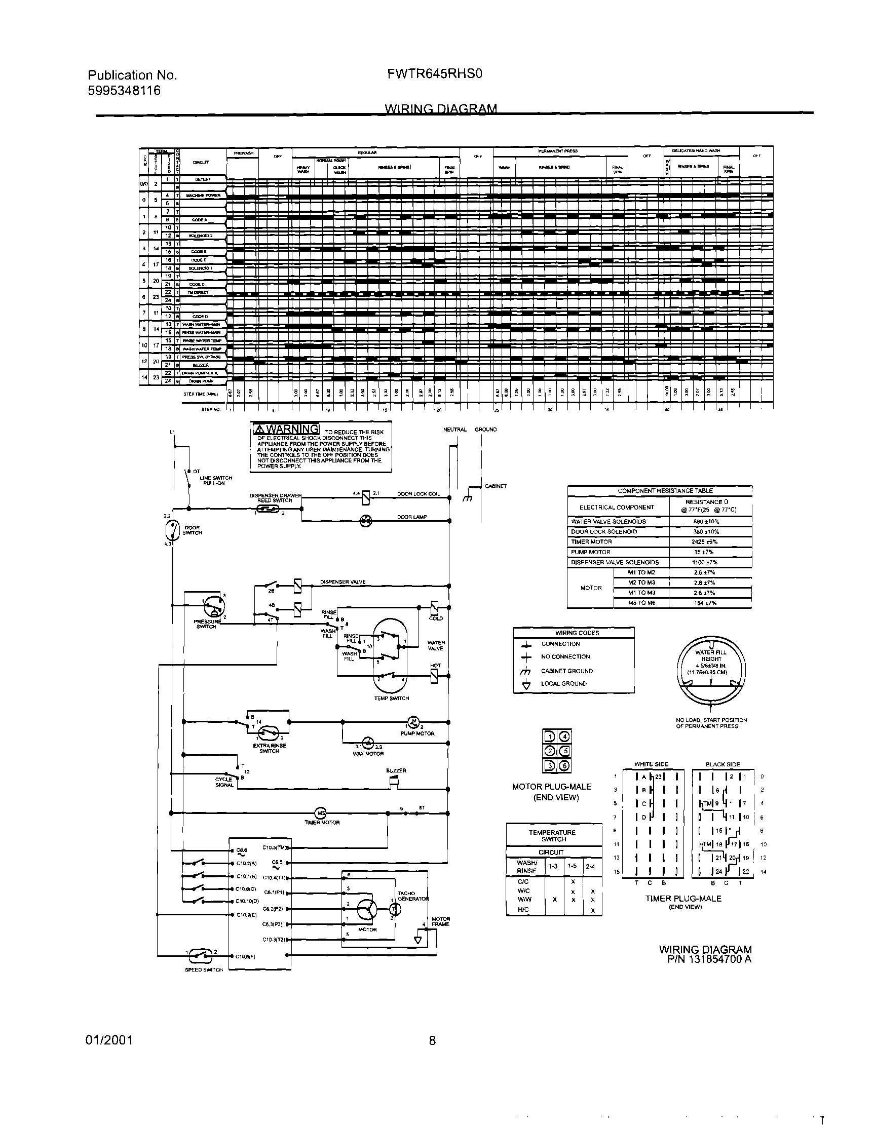 08 - 131854700 WIRING DIAGRAM