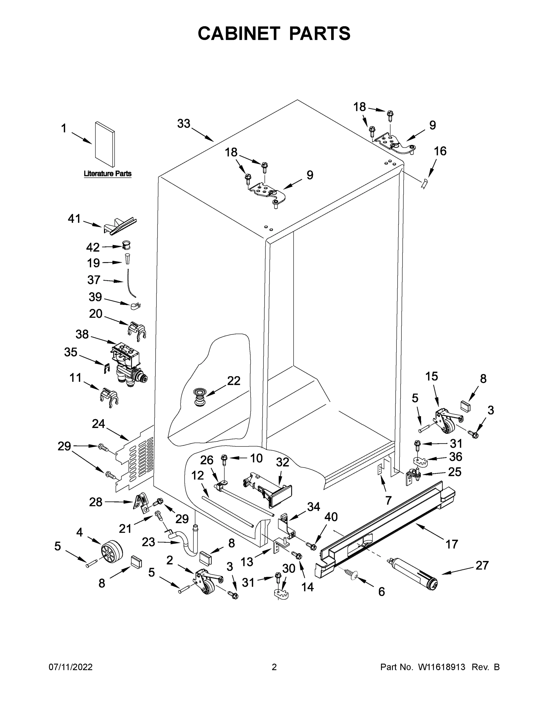 02 - CABINET PARTS