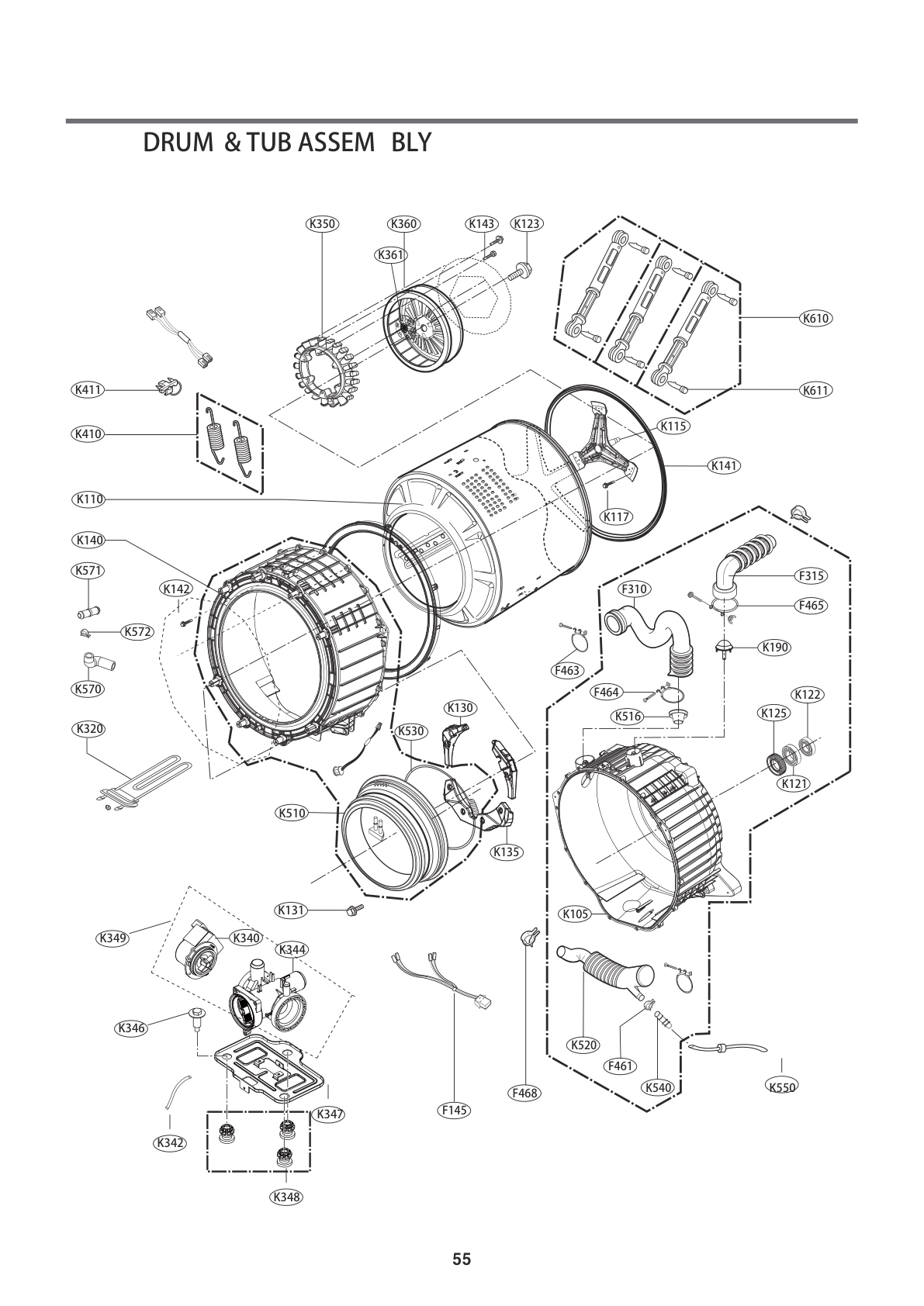 DRUM & TUB ASSEM