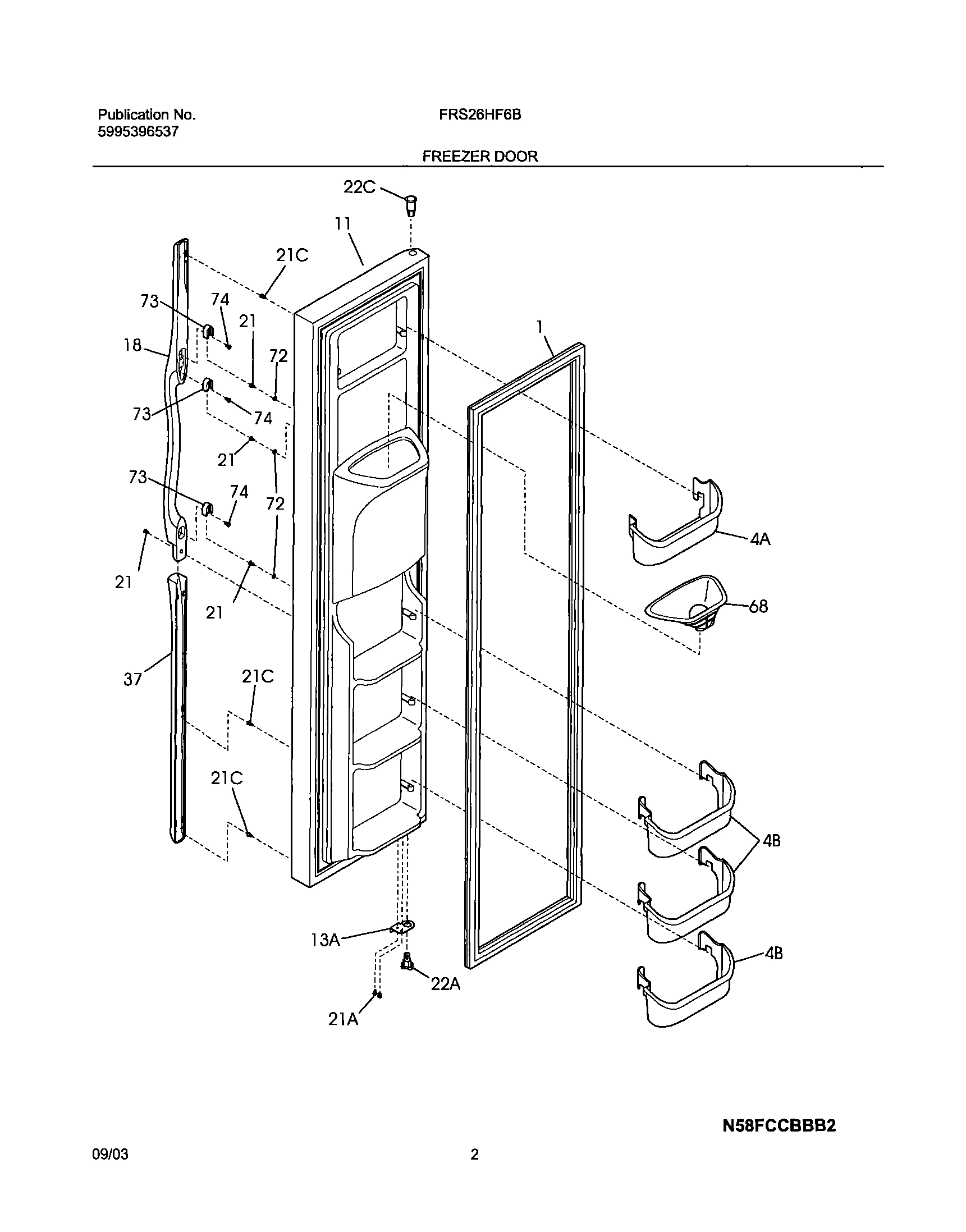 03 - FREEZER DOOR