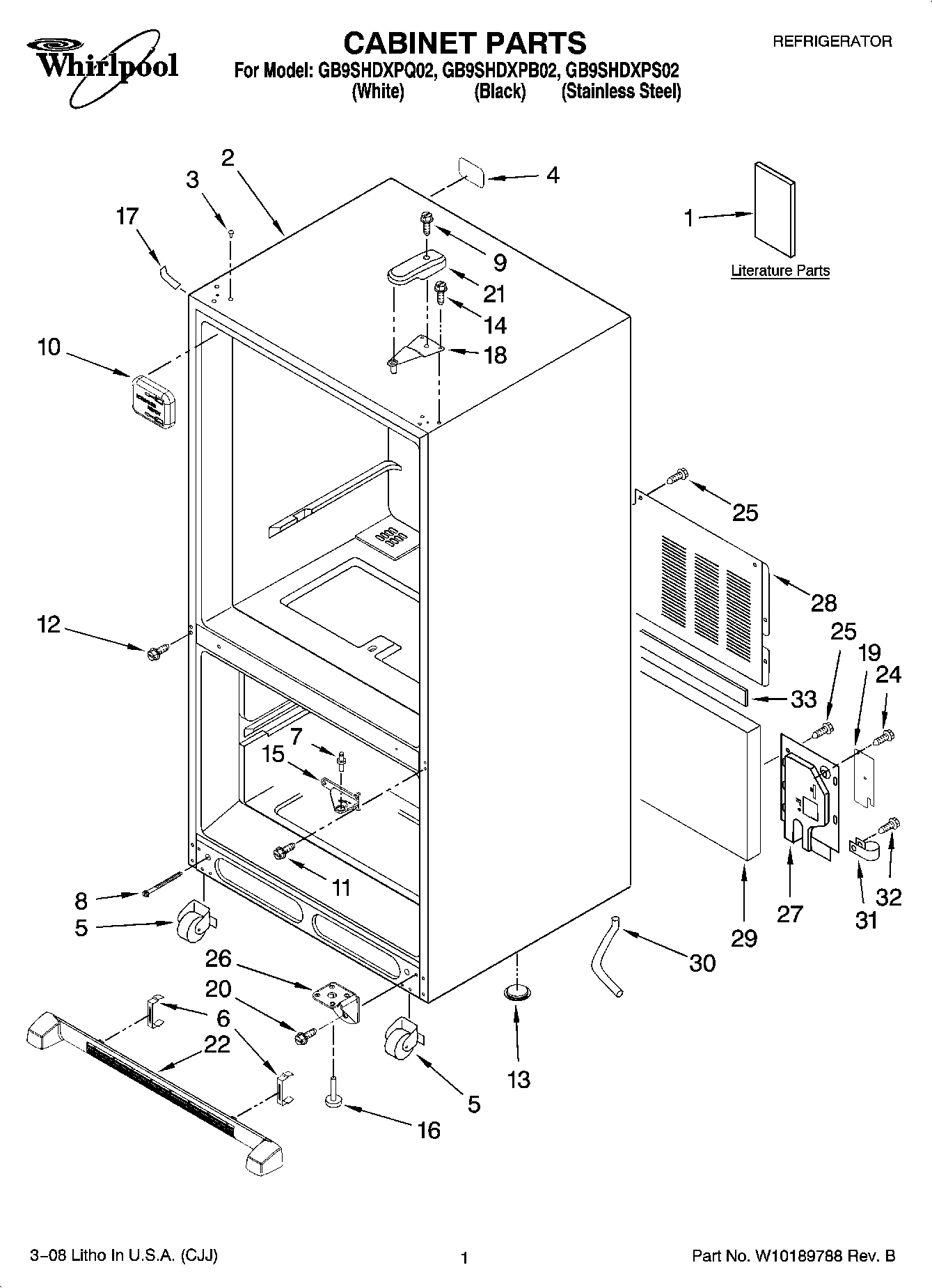 01 - CABINET PARTS