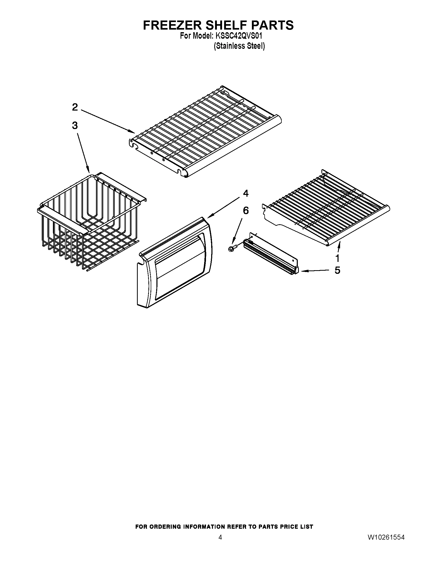 03 - FREEZER SHELF PARTS
