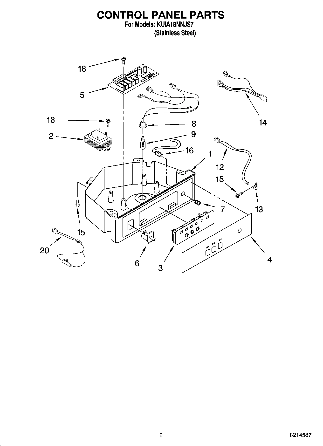 04 - CONTROL PANEL PARTS