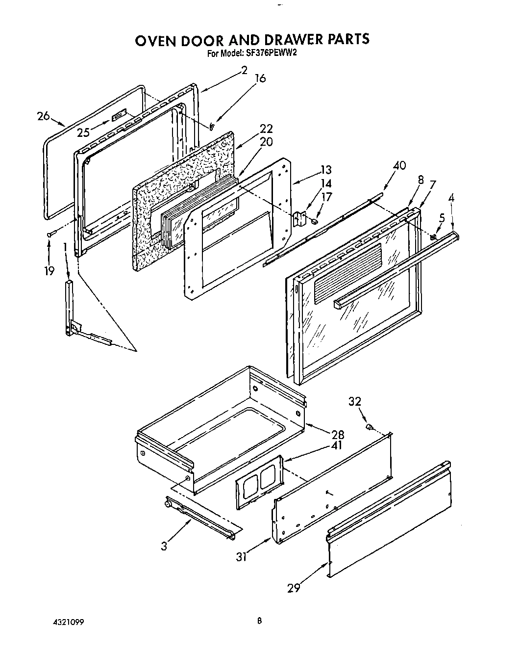 06 - OVEN DOOR AND DRAWER