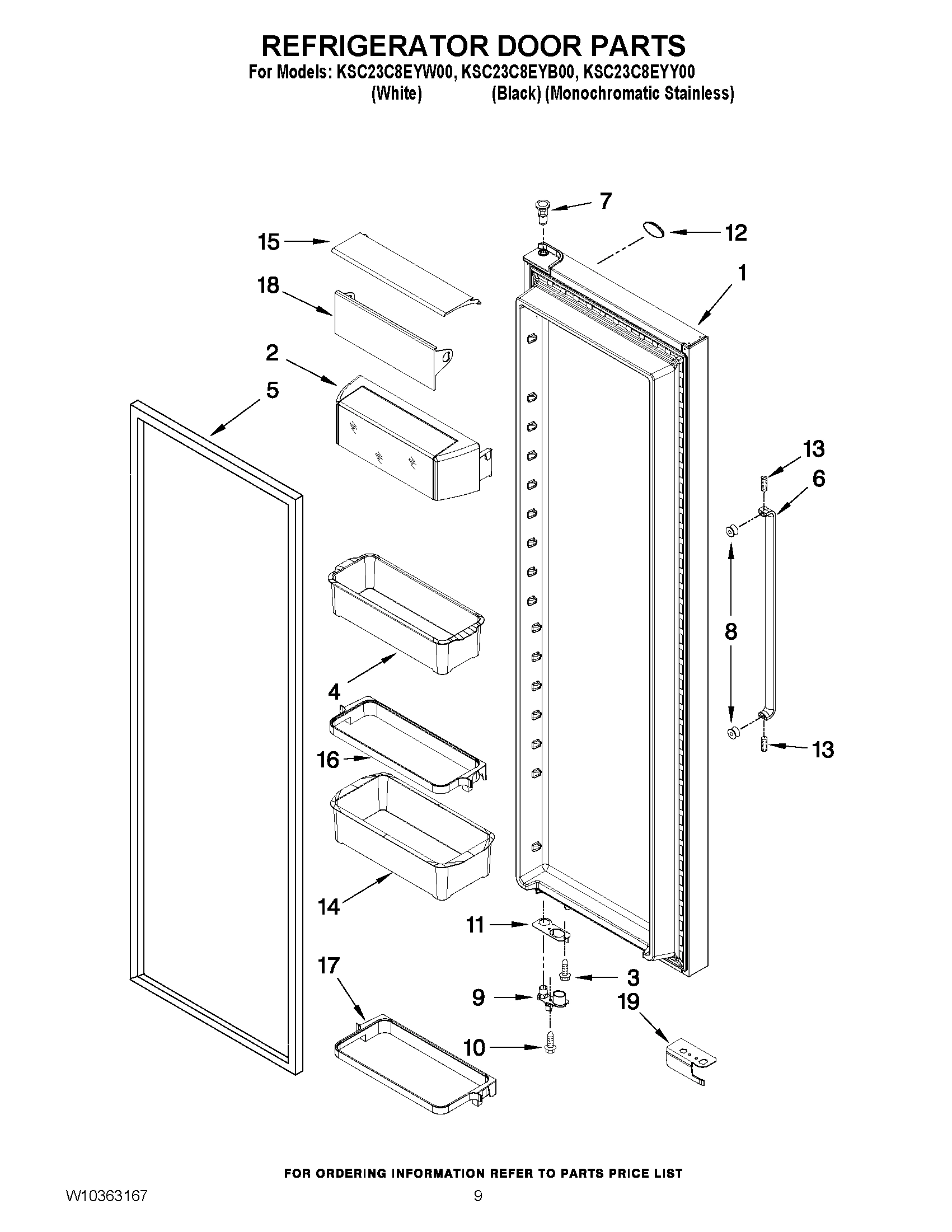06 - REFRIGERATOR DOOR PARTS