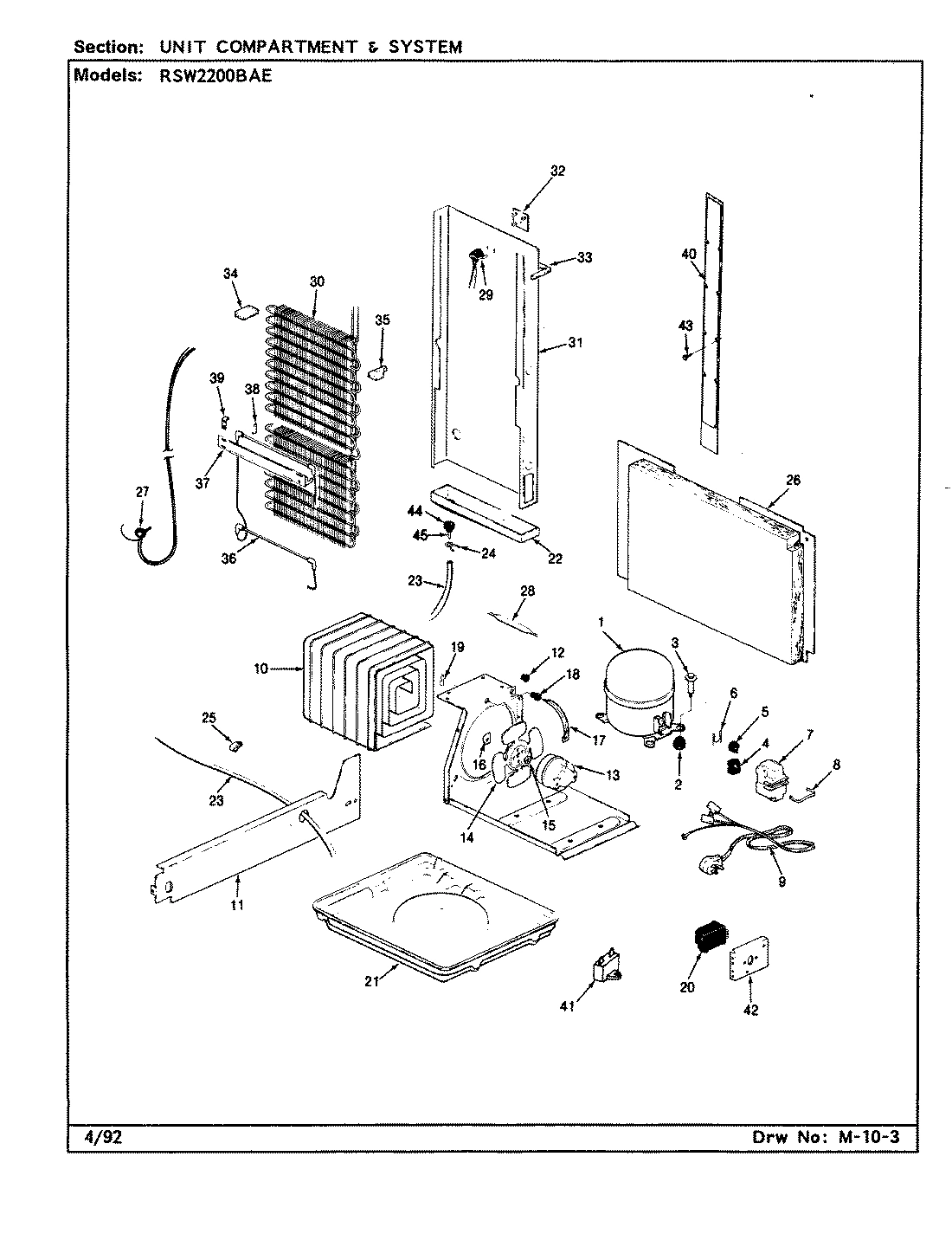 10 - UNIT COMPARTMENT & SYSTEM