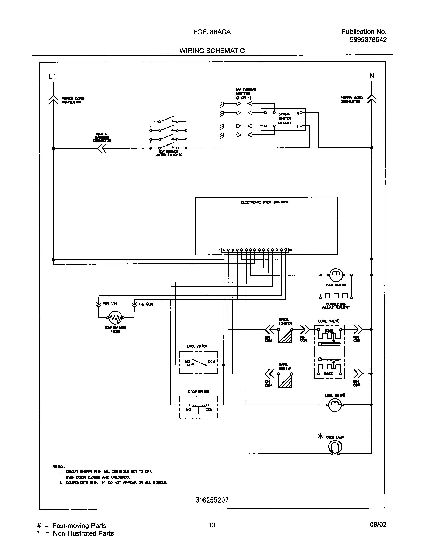 13 - WIRING SCHEMATIC