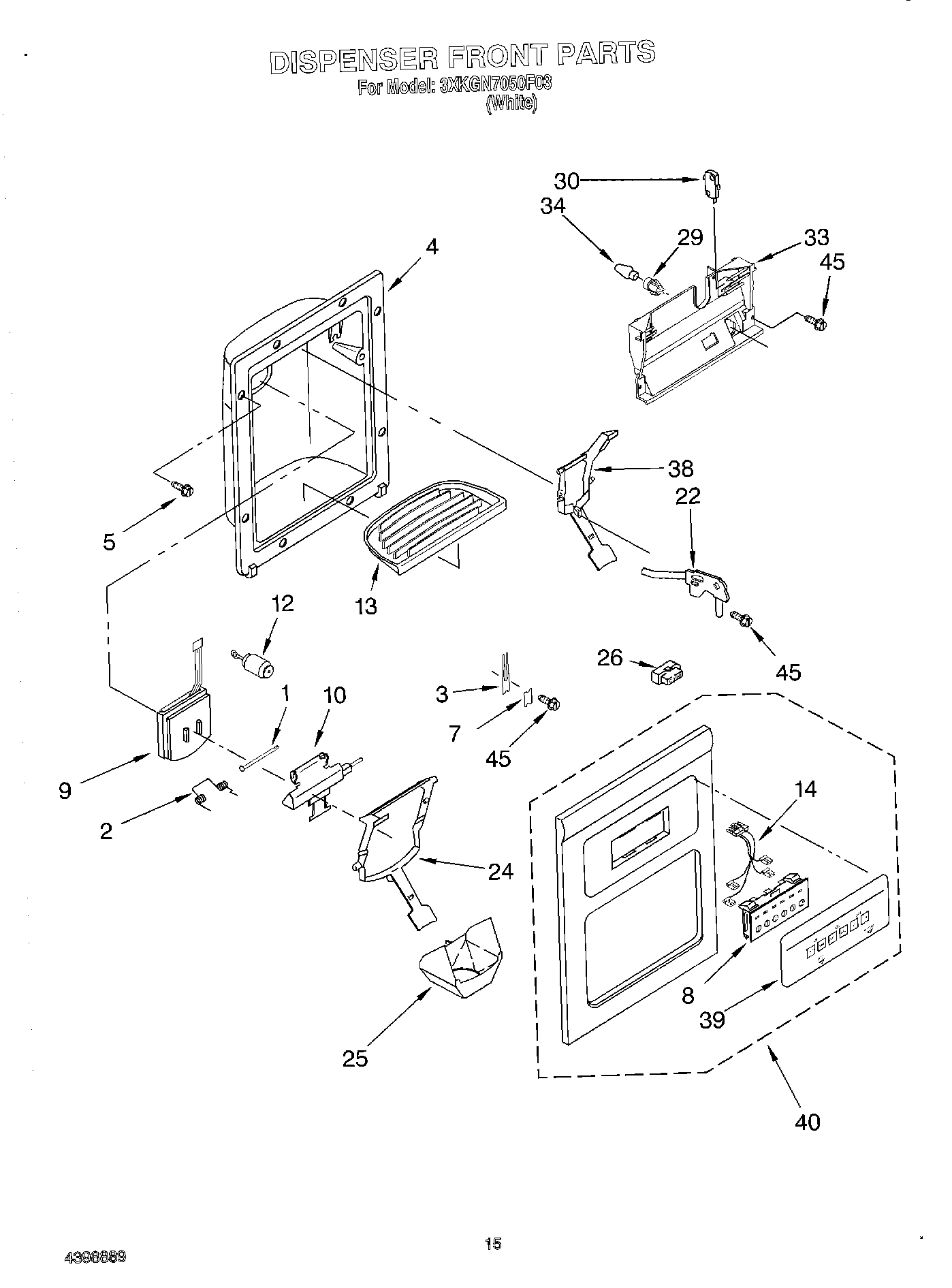 09 - DISPENSER FRONT