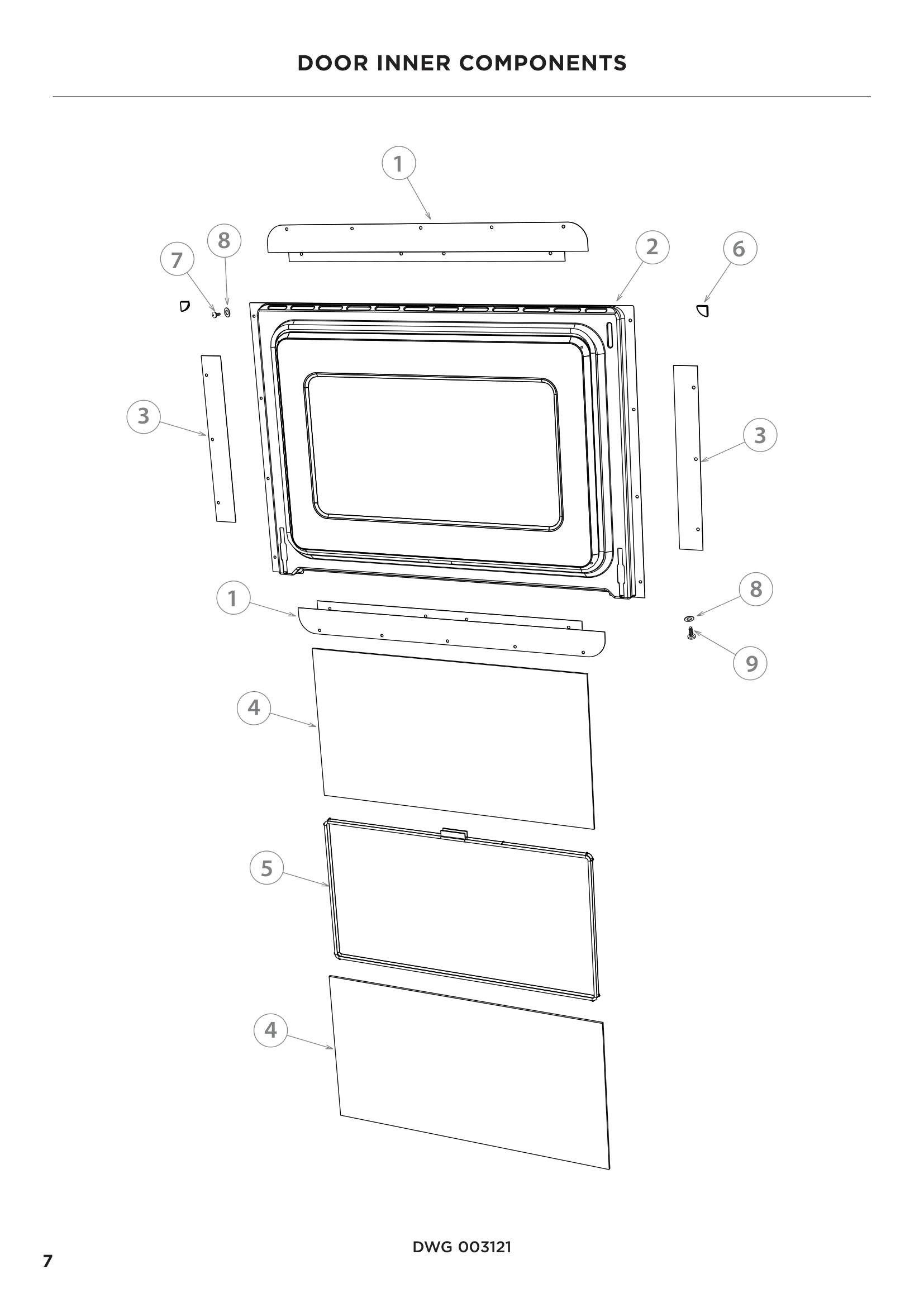 DOOR INNER COMPONENTS