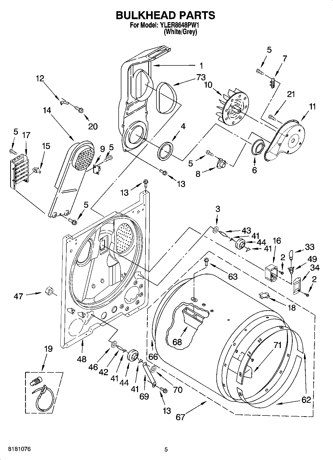 03 - BULKHEAD PARTS, OPTIONAL PARTS (NOT INCLUDED)