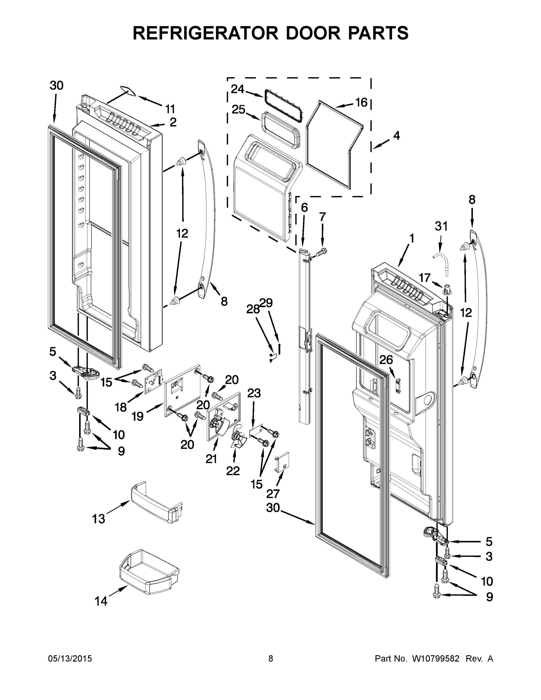 05 - REFRIGERATOR DOOR PARTS