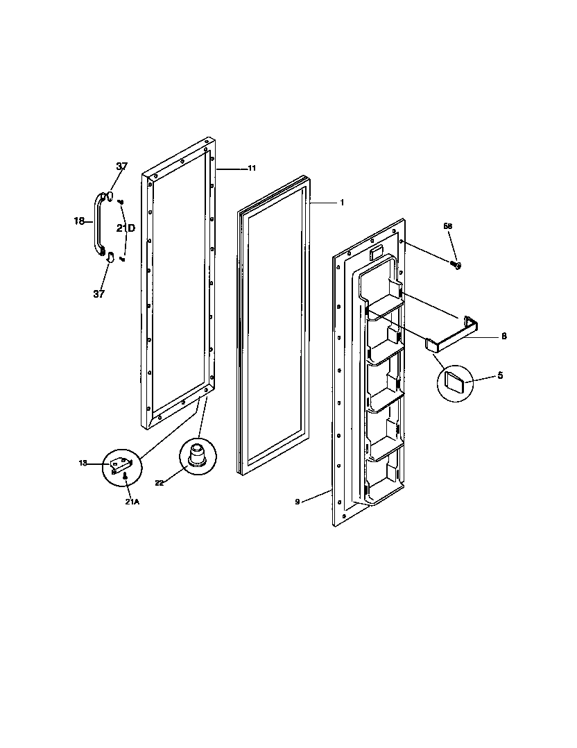 02 - FREEZER DOOR