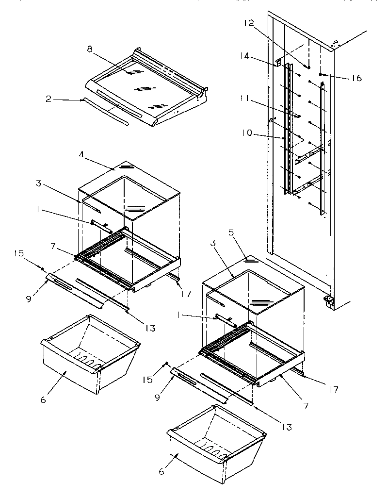 15 - SHELVING AND DRAWERS (REF)