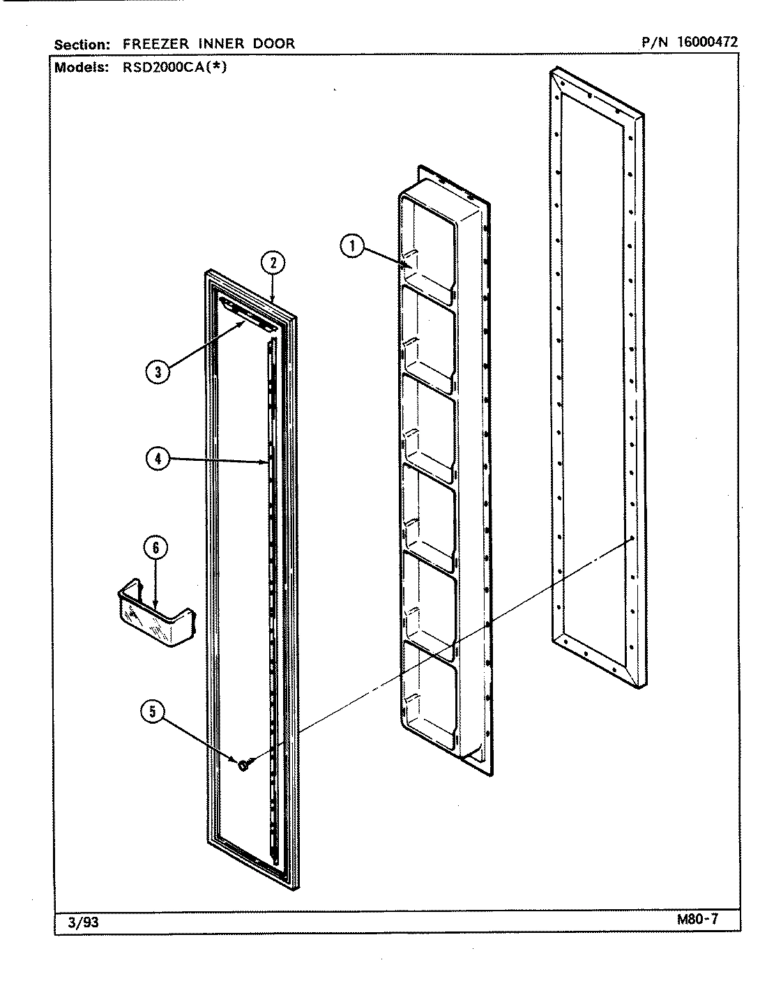 02 - FREEZER INNER DOOR