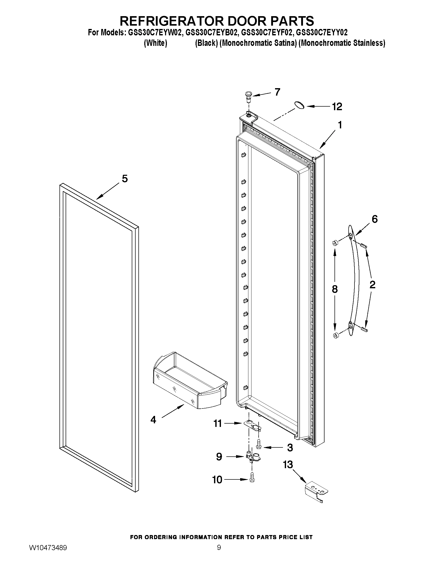 06 - REFRIGERATOR DOOR PARTS