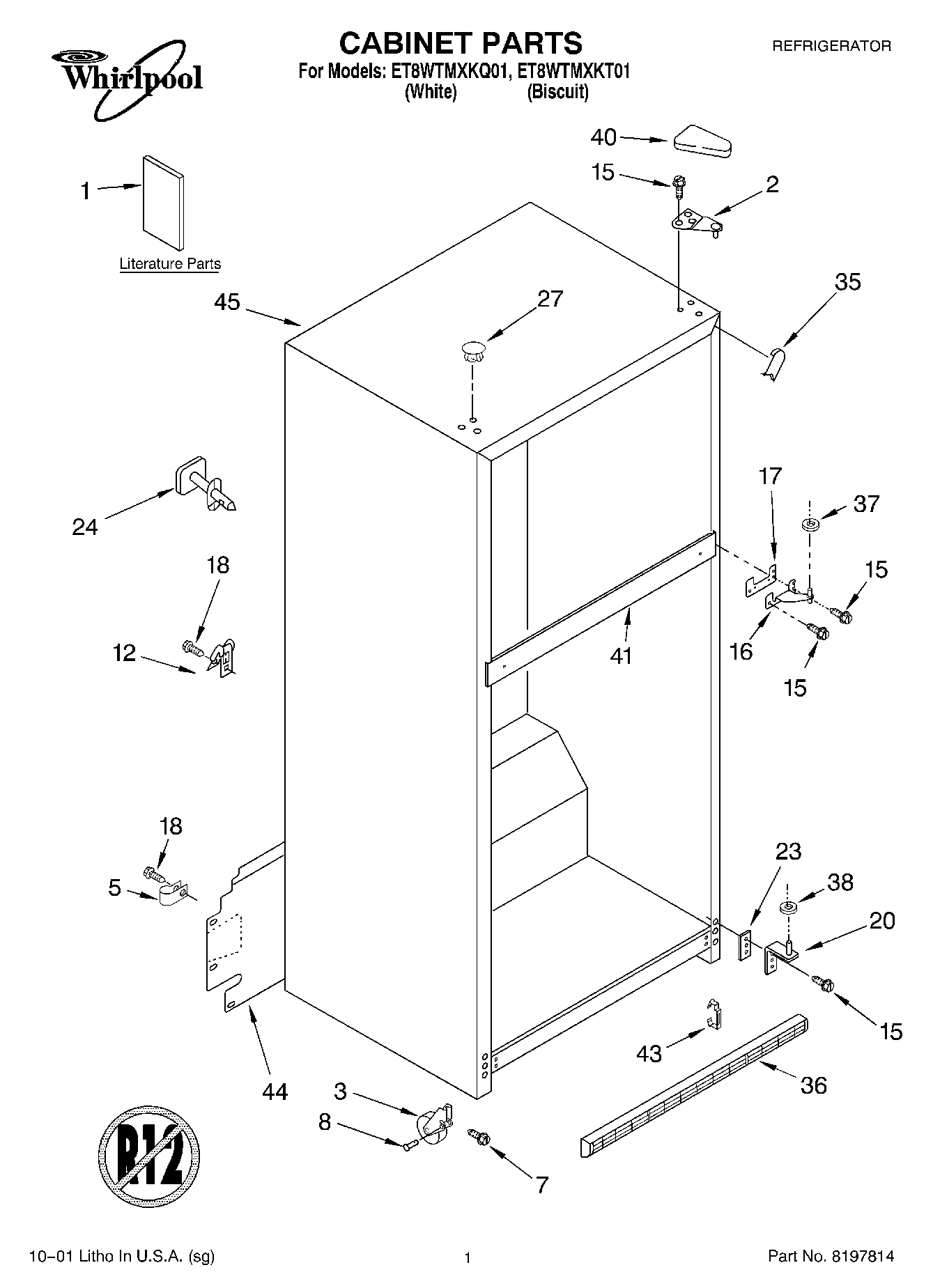 01 - CABINET, LITERATURE